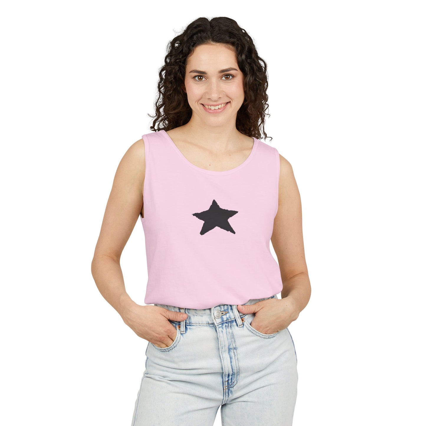 Star Unisex Garment-Dyed Tank Top