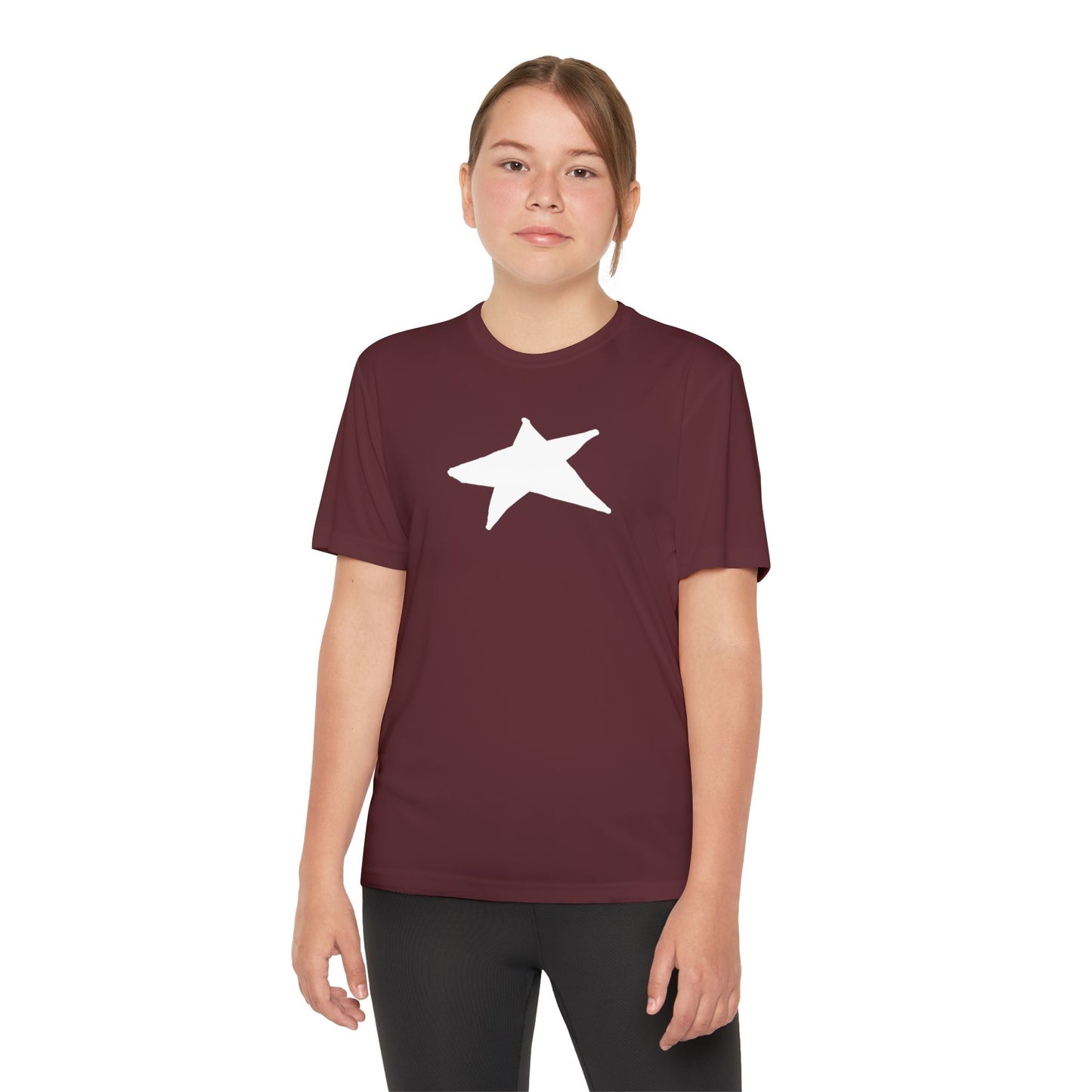 Star Youth Competitor Tee - Lightweight Athletic T-Shirt for Active Kids