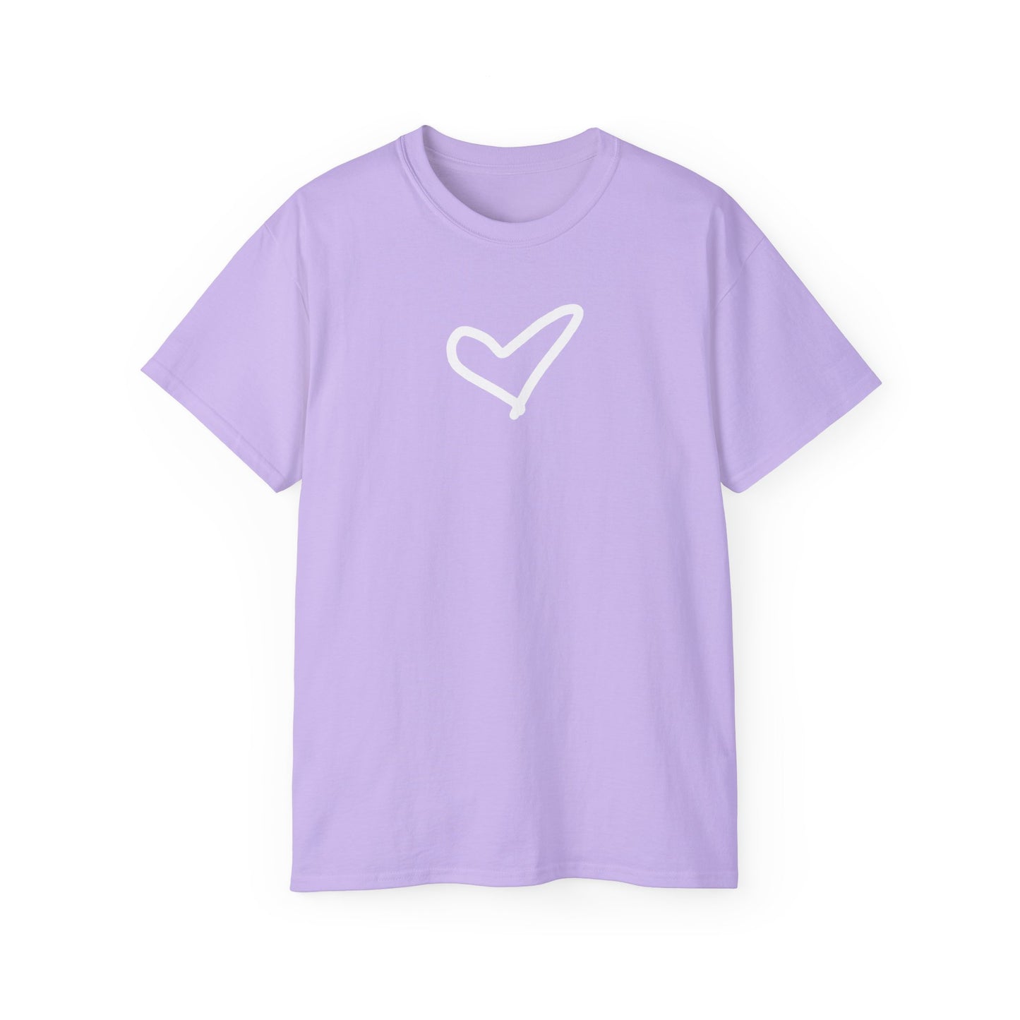 Heart Unisex Softstyle T-Shirt — 100% Ring-Spun Cotton