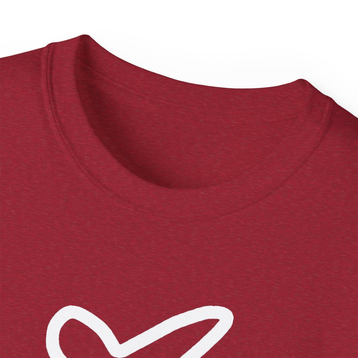 Heart Unisex Softstyle T-Shirt — 100% Ring-Spun Cotton