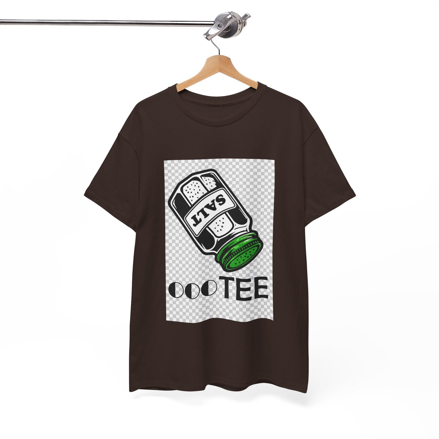 Salt TEE Shirt — Unisex Heavy Cotton Tee, Smooth Print Surface