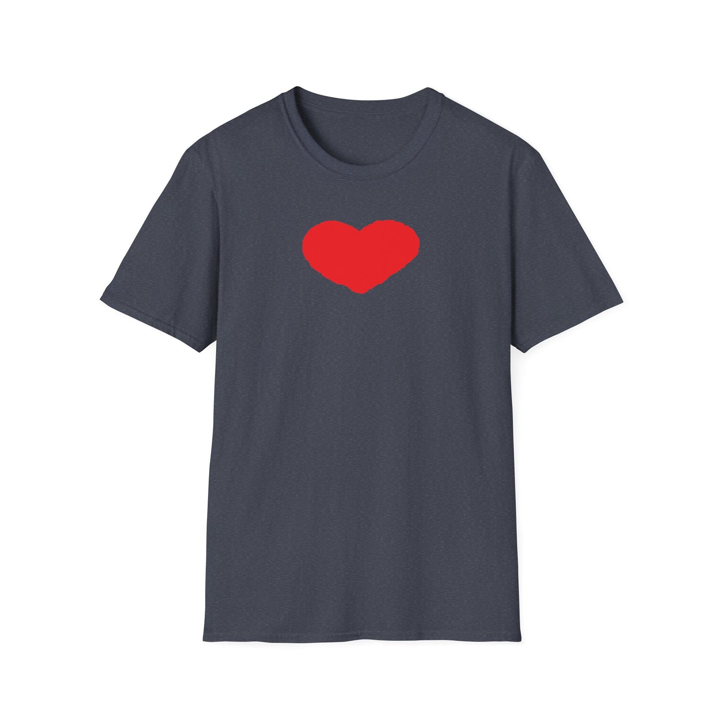 Heart Unisex Softstyle T-Shirt — 100% Ring-Spun Cotton