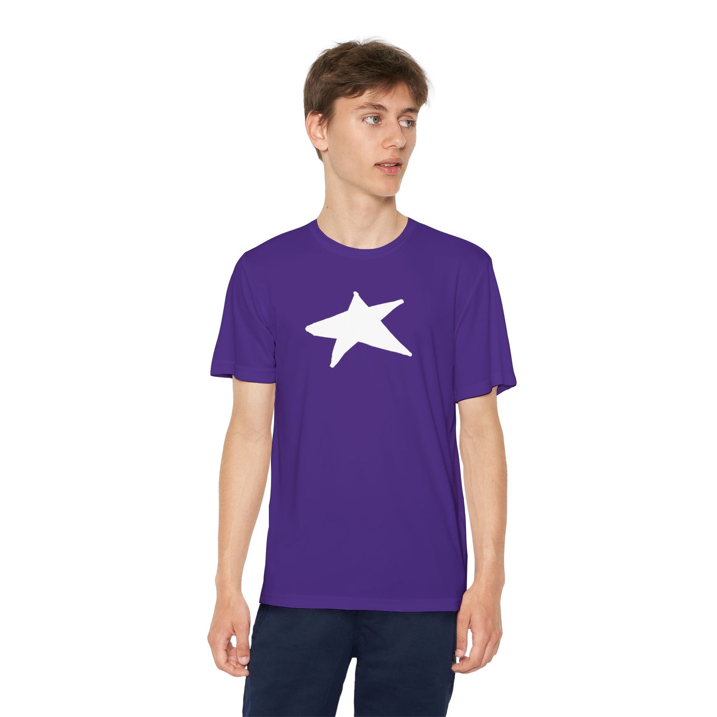 Star Youth Competitor Tee - Lightweight Athletic T-Shirt for Active Kids