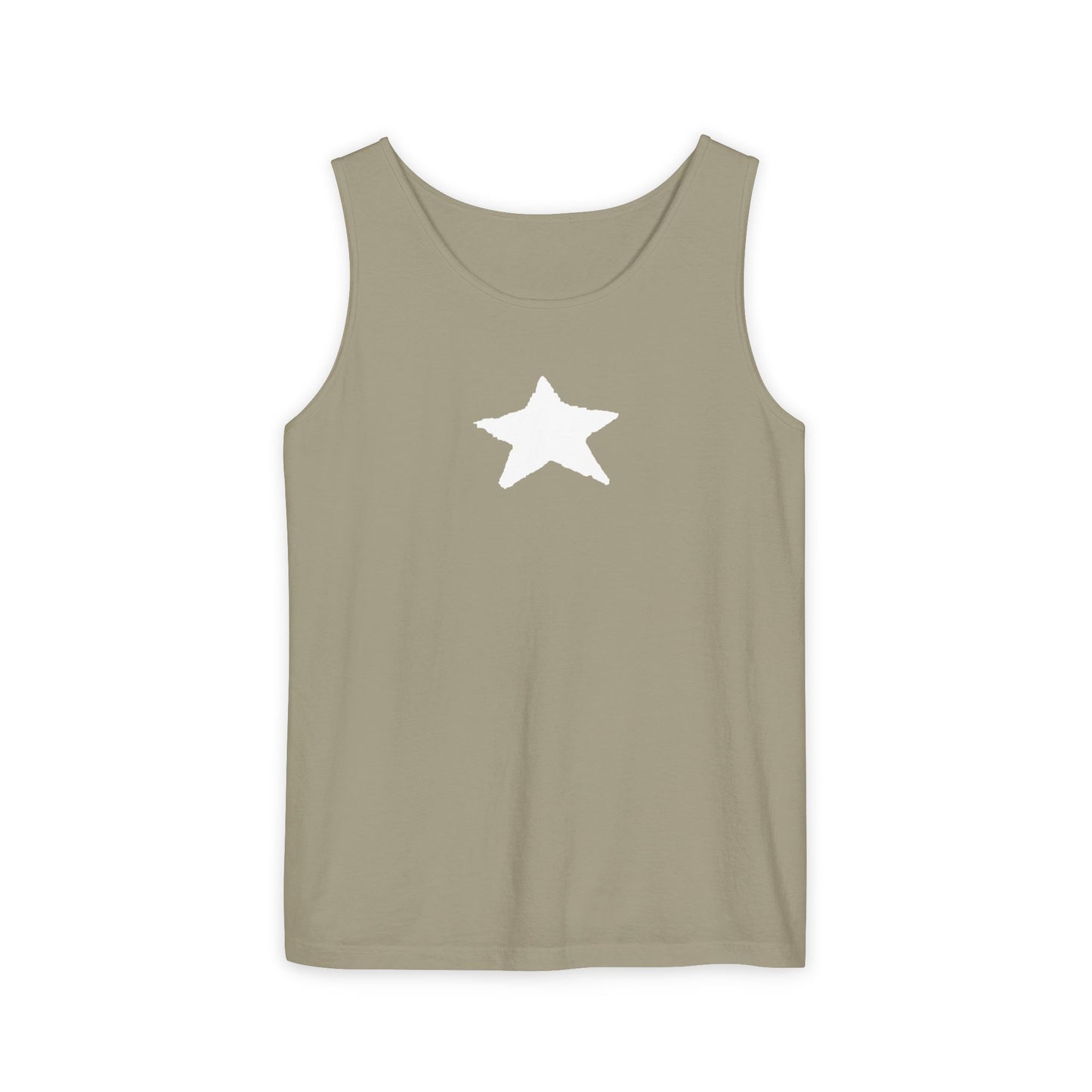 Star Unisex Garment-Dyed Tank Top — 100% Ring-Spun US Cotton