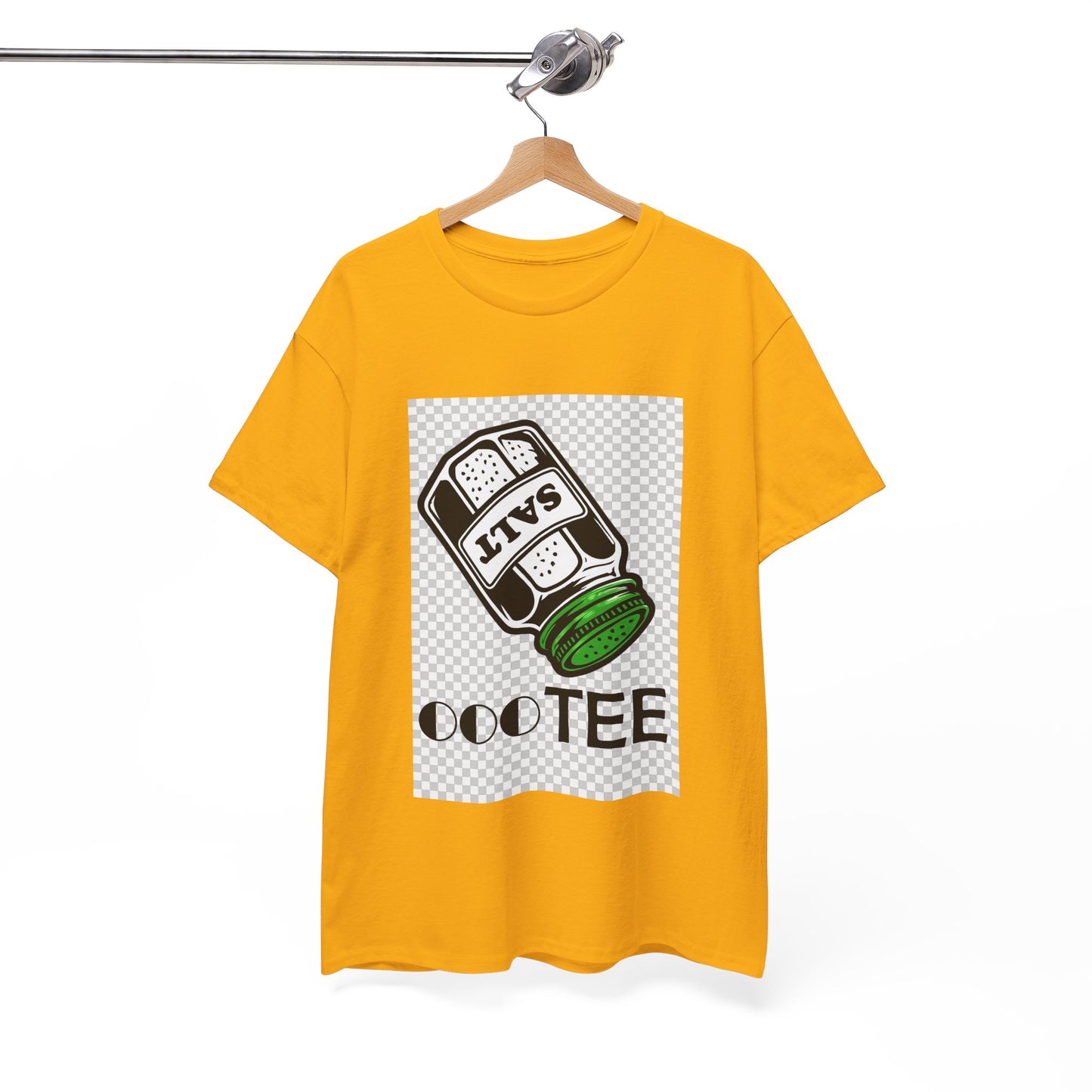 Salt TEE Shirt — Unisex Heavy Cotton Tee, Smooth Print Surface