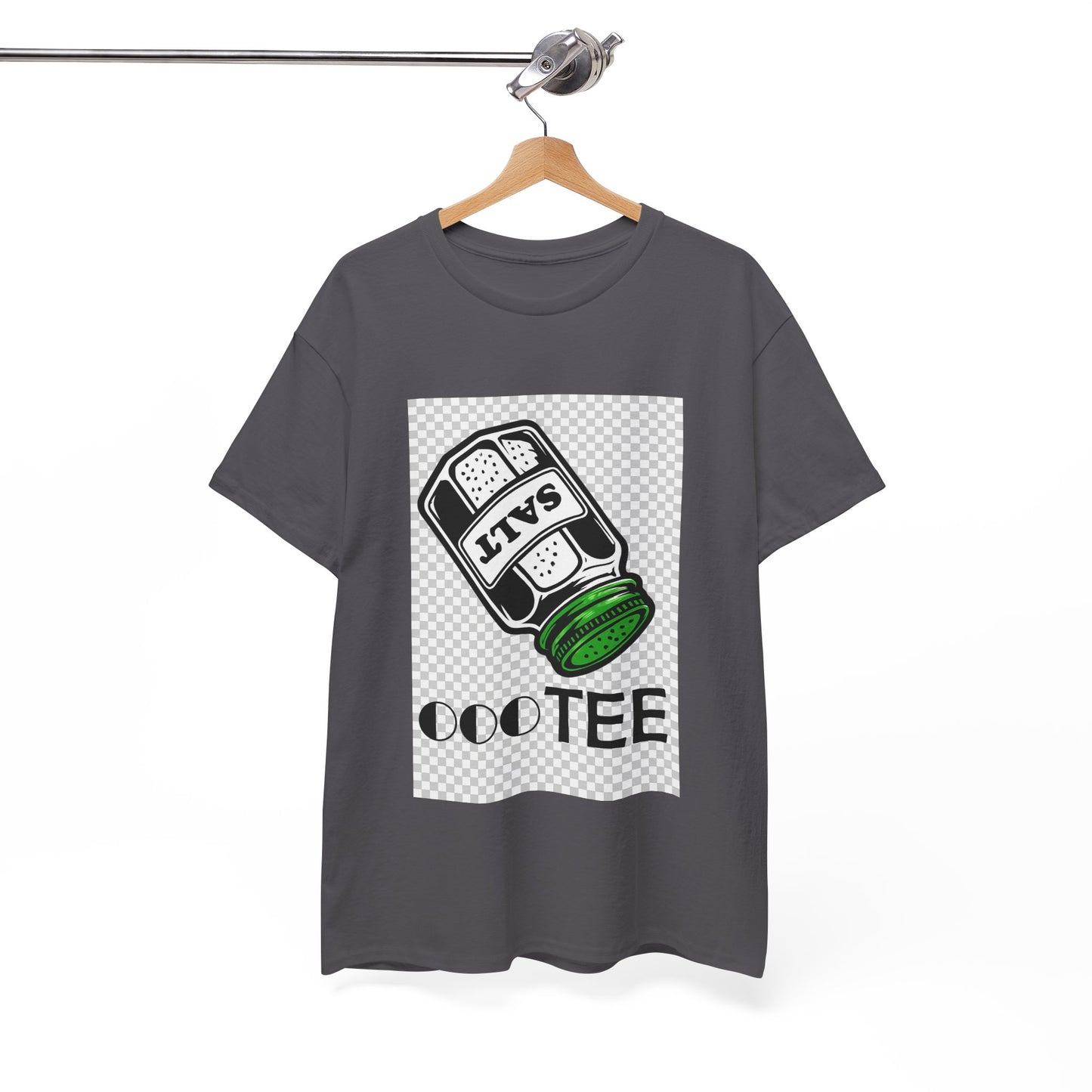 Salt TEE Shirt — Unisex Heavy Cotton Tee, Smooth Print Surface