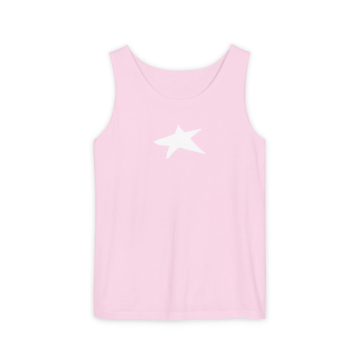 Unisex Star Garment-Dyed Tank Top — 100% Ring-Spun US Cotton