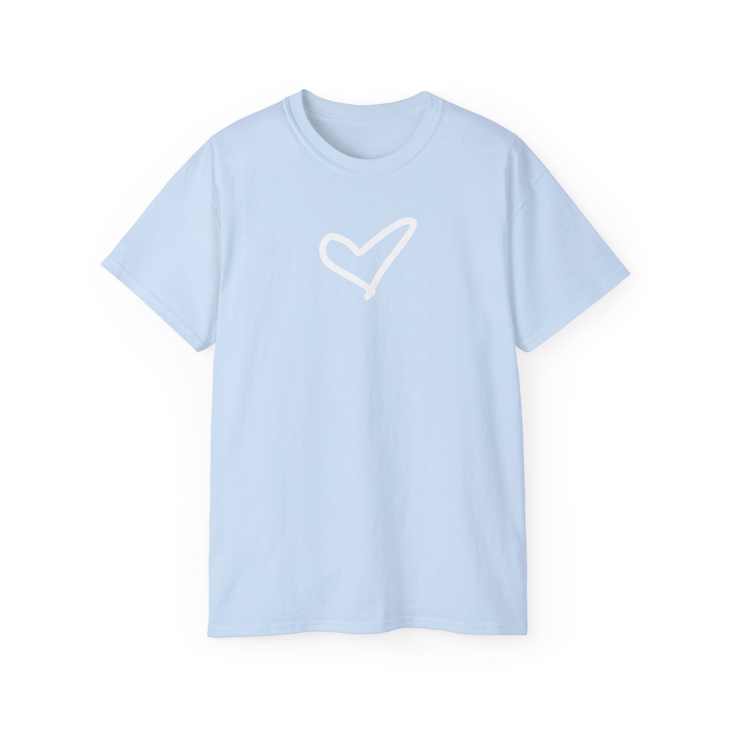 Heart Unisex Softstyle T-Shirt — 100% Ring-Spun Cotton