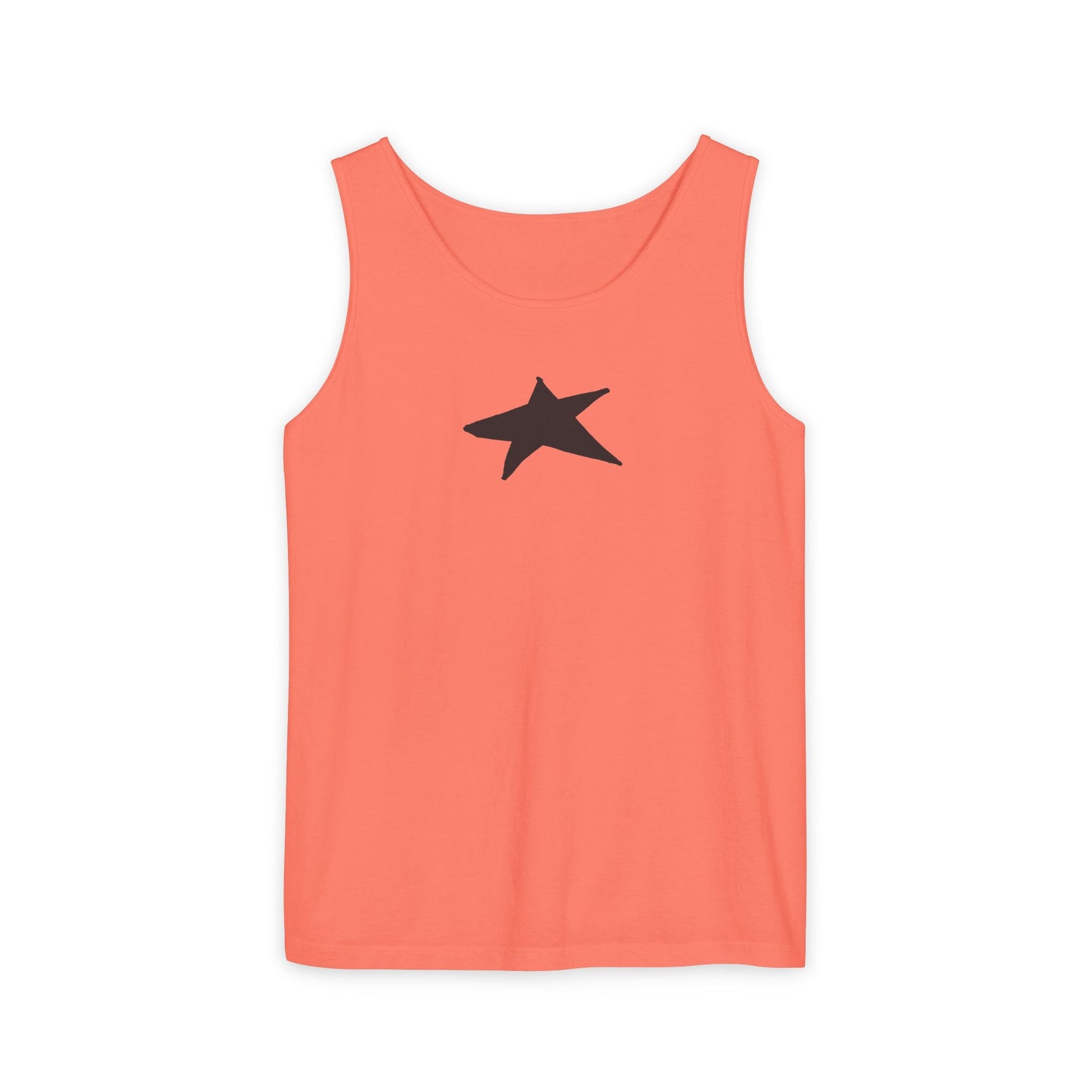 Unisex Star Garment-Dyed Tank Top — 100% Ring-Spun US Cotton