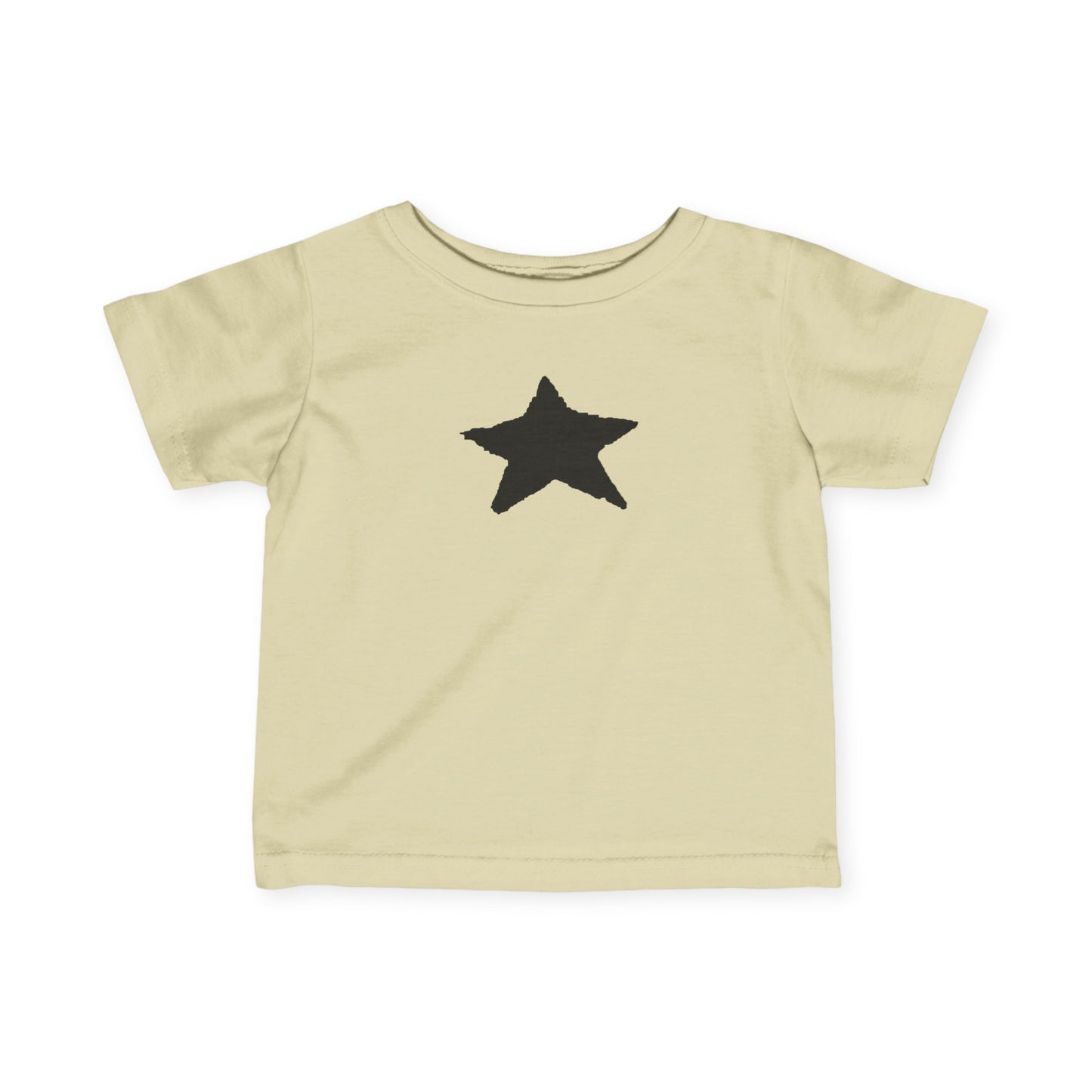 Cute Star Infant Fine Jersey Tee - Soft Cotton Baby T-Shirt