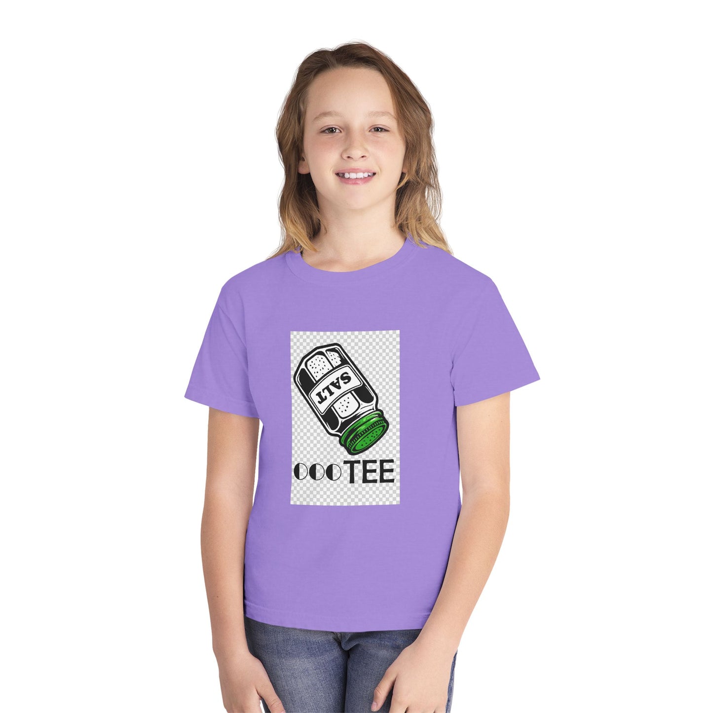 Salty Tee — Kids Garment-Dyed Coastal Tee (100% Combed Cotton)