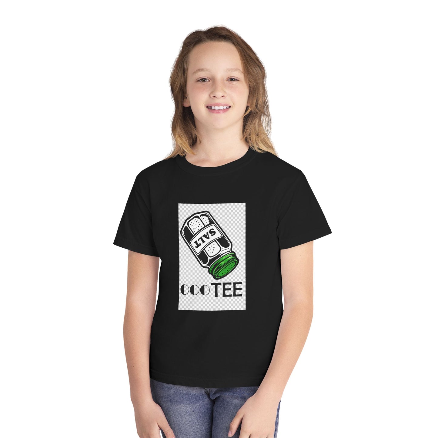 Salty Tee — Kids Garment-Dyed Coastal Tee (100% Combed Cotton)
