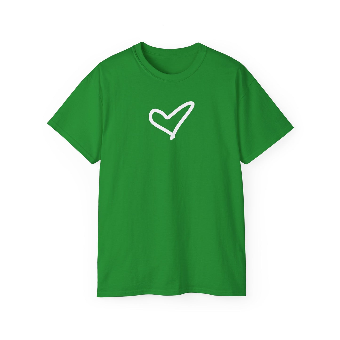 Heart Unisex Softstyle T-Shirt — 100% Ring-Spun Cotton