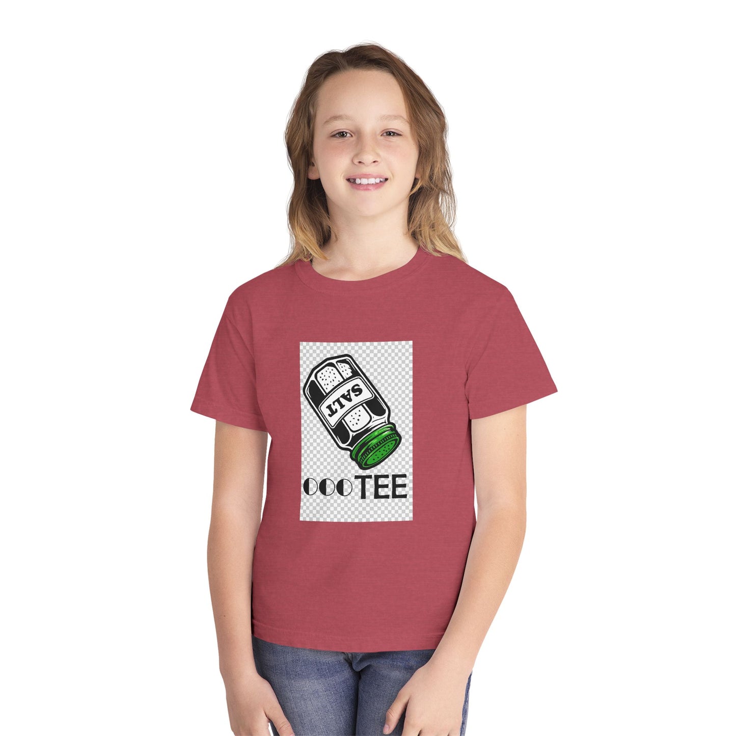 Salty Tee — Kids Garment-Dyed Coastal Tee (100% Combed Cotton)