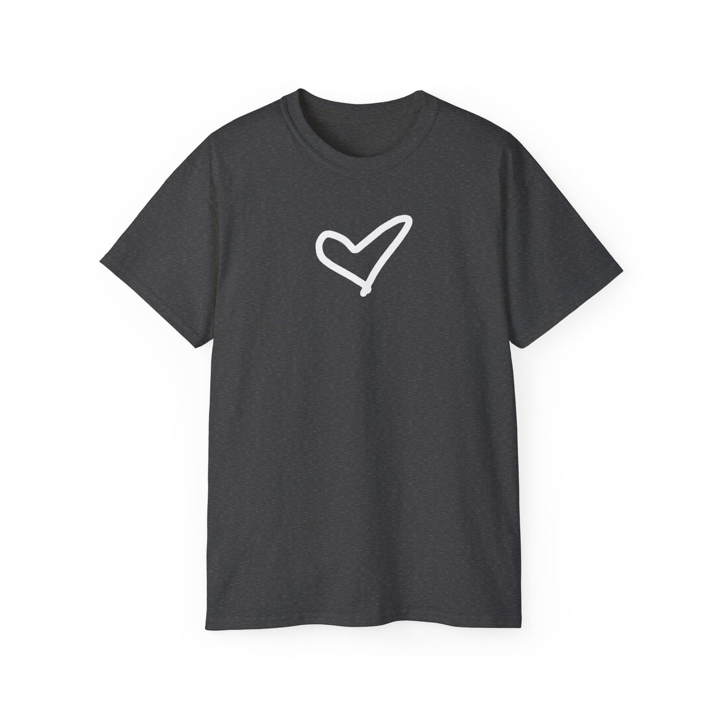 Heart Unisex Softstyle T-Shirt — 100% Ring-Spun Cotton