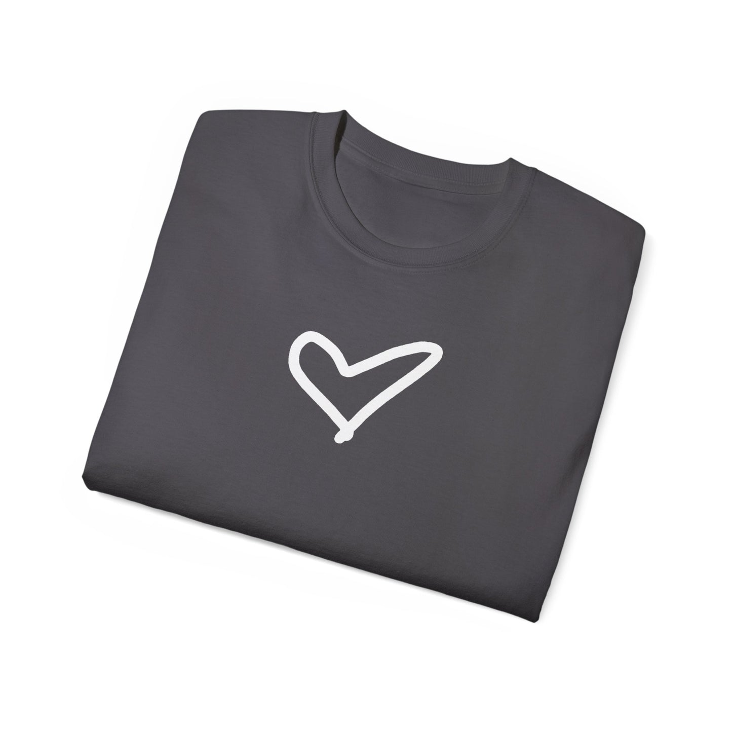 Heart Unisex Softstyle T-Shirt — 100% Ring-Spun Cotton