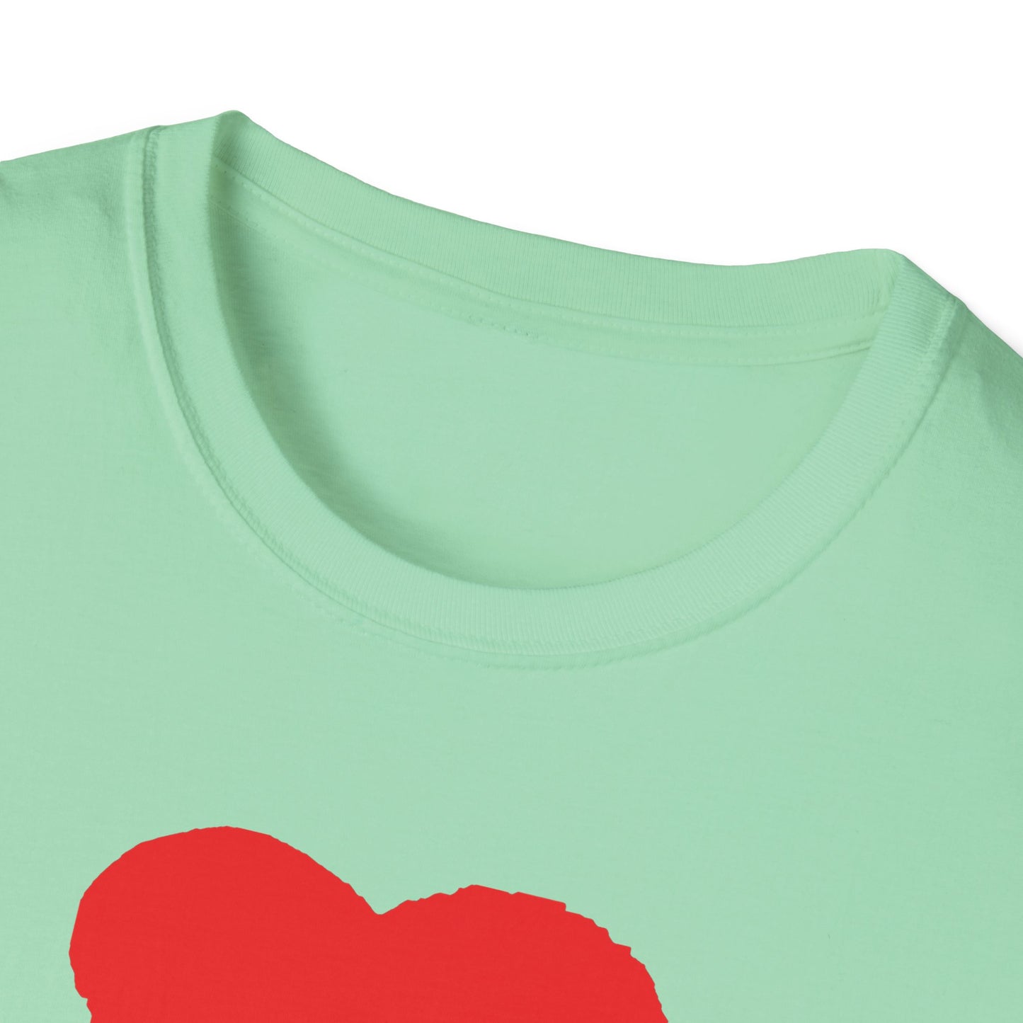 Heart Unisex Softstyle T-Shirt — 100% Ring-Spun Cotton