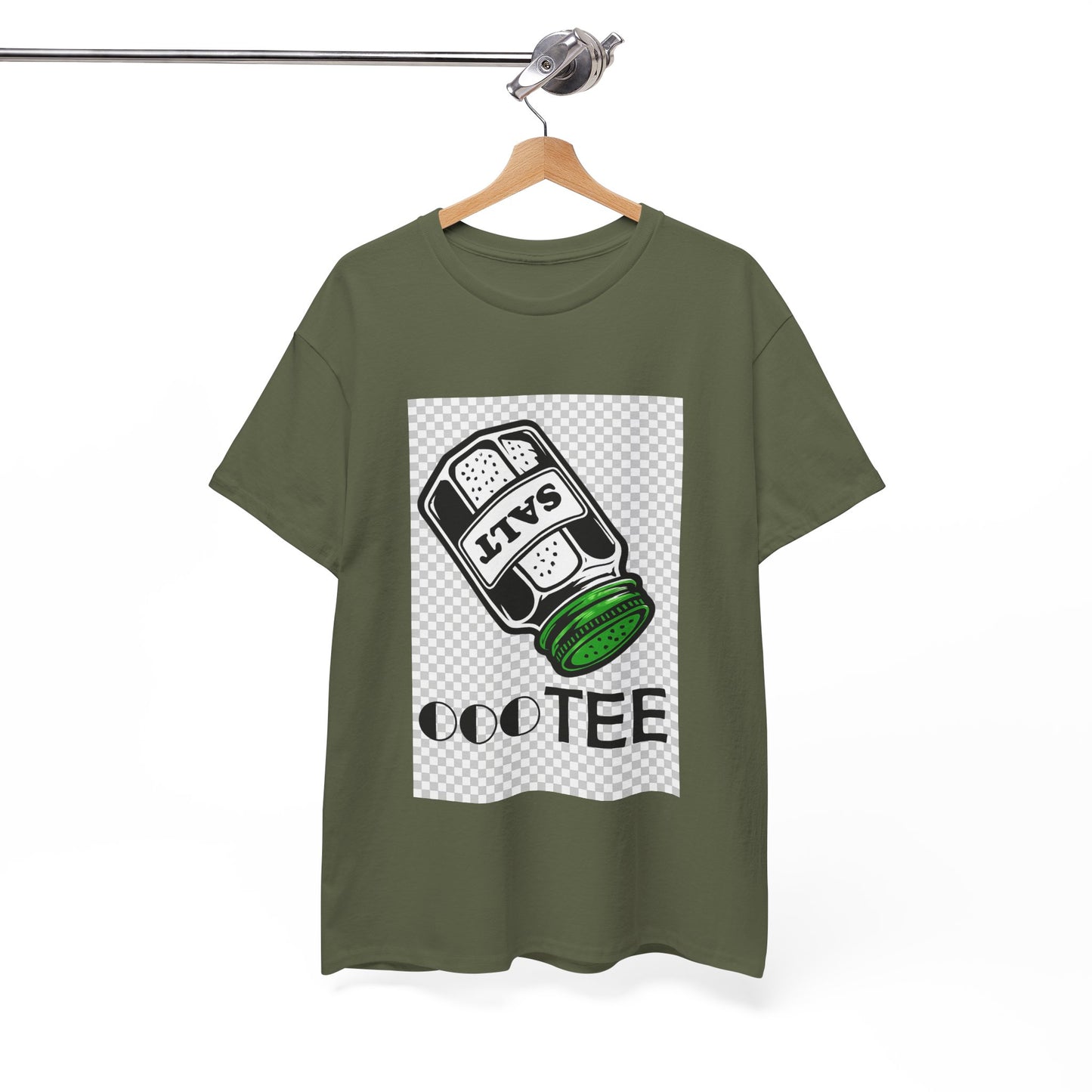 Salt TEE Shirt — Unisex Heavy Cotton Tee, Smooth Print Surface