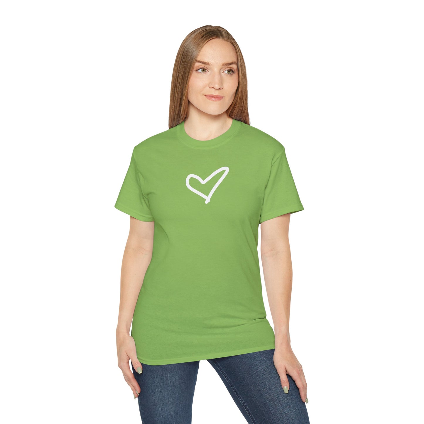 Heart Unisex Softstyle T-Shirt — 100% Ring-Spun Cotton