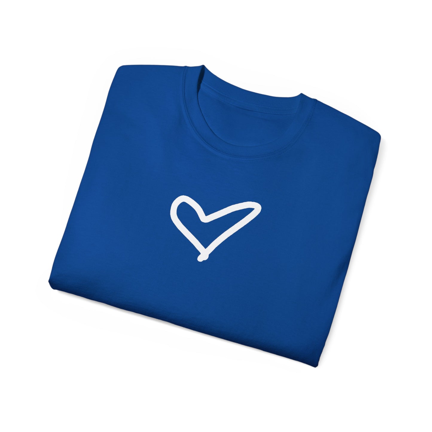 Heart Unisex Softstyle T-Shirt — 100% Ring-Spun Cotton