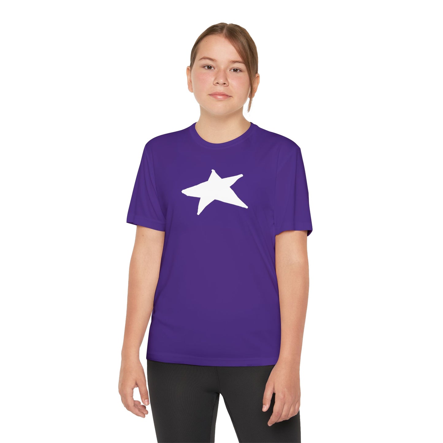 Star Youth Competitor Tee - Lightweight Athletic T-Shirt for Active Kids