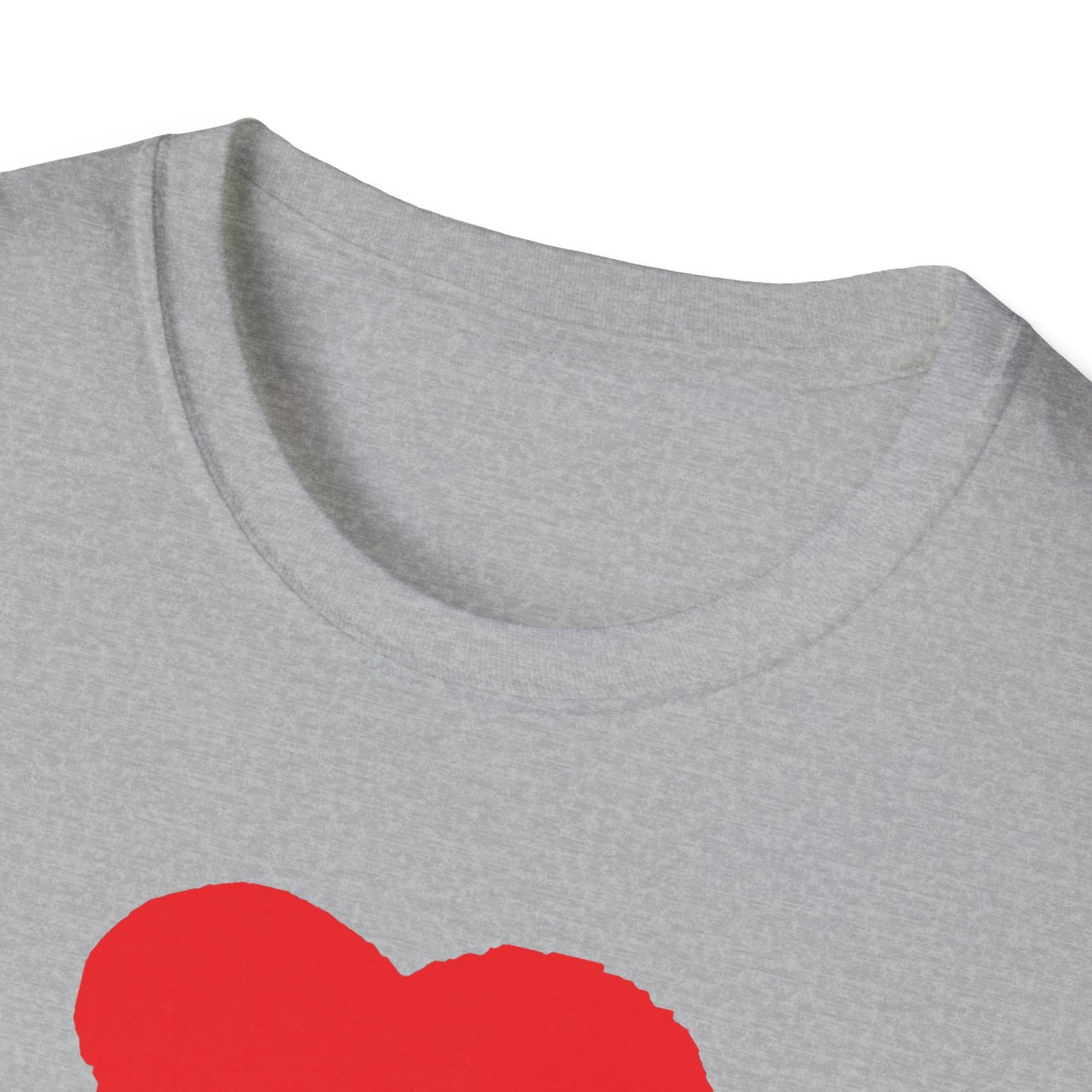 Heart Unisex Softstyle T-Shirt — 100% Ring-Spun Cotton