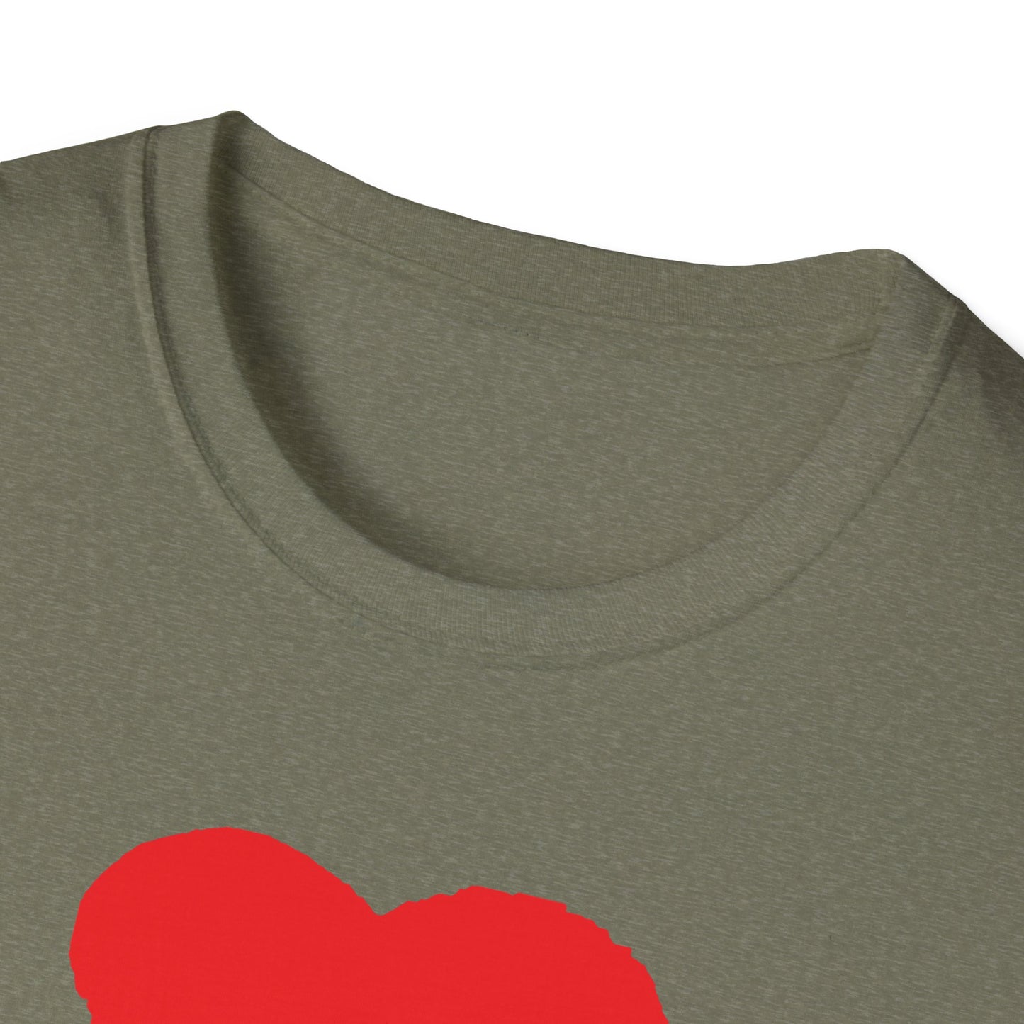 Heart Unisex Softstyle T-Shirt — 100% Ring-Spun Cotton