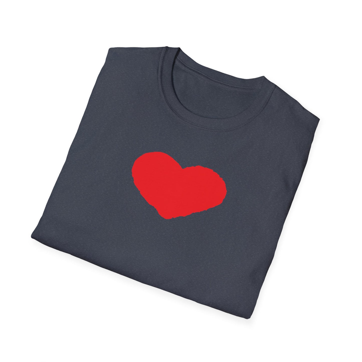 Heart Unisex Softstyle T-Shirt — 100% Ring-Spun Cotton