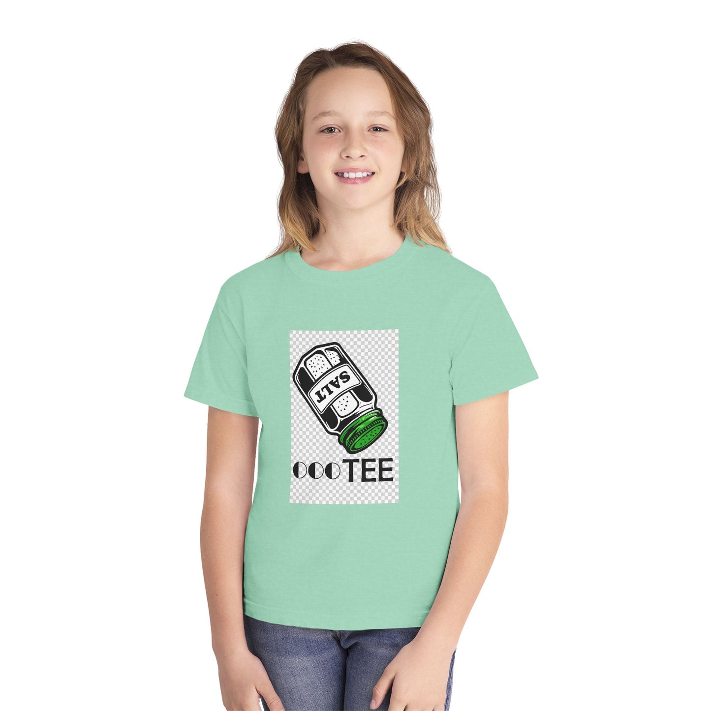 Salty Tee — Kids Garment-Dyed Coastal Tee (100% Combed Cotton)