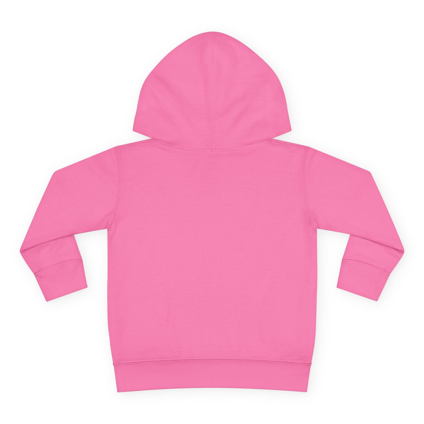 Bright Orange Toddler Fleece Hoodie with Star Design