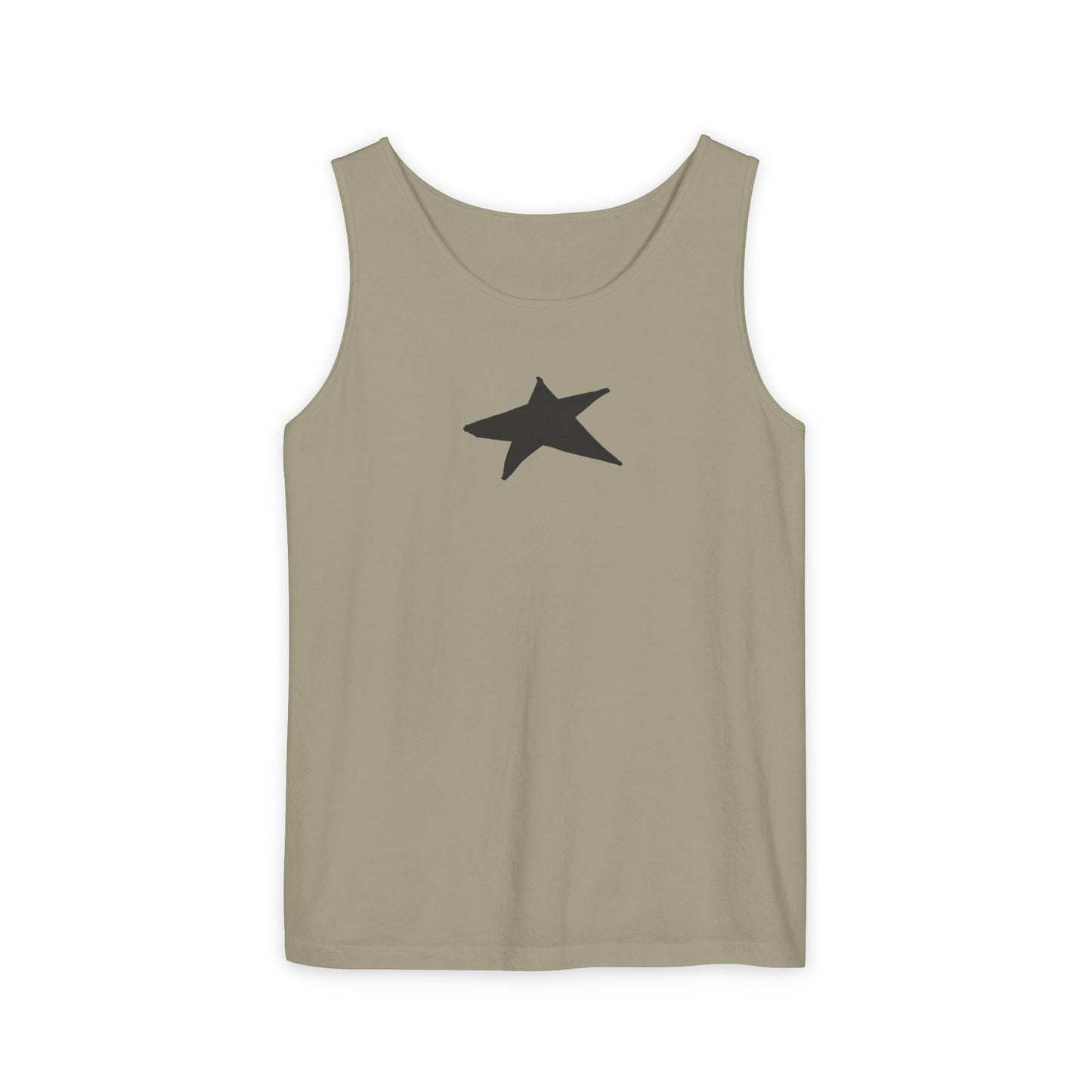 Unisex Star Garment-Dyed Tank Top — 100% Ring-Spun US Cotton