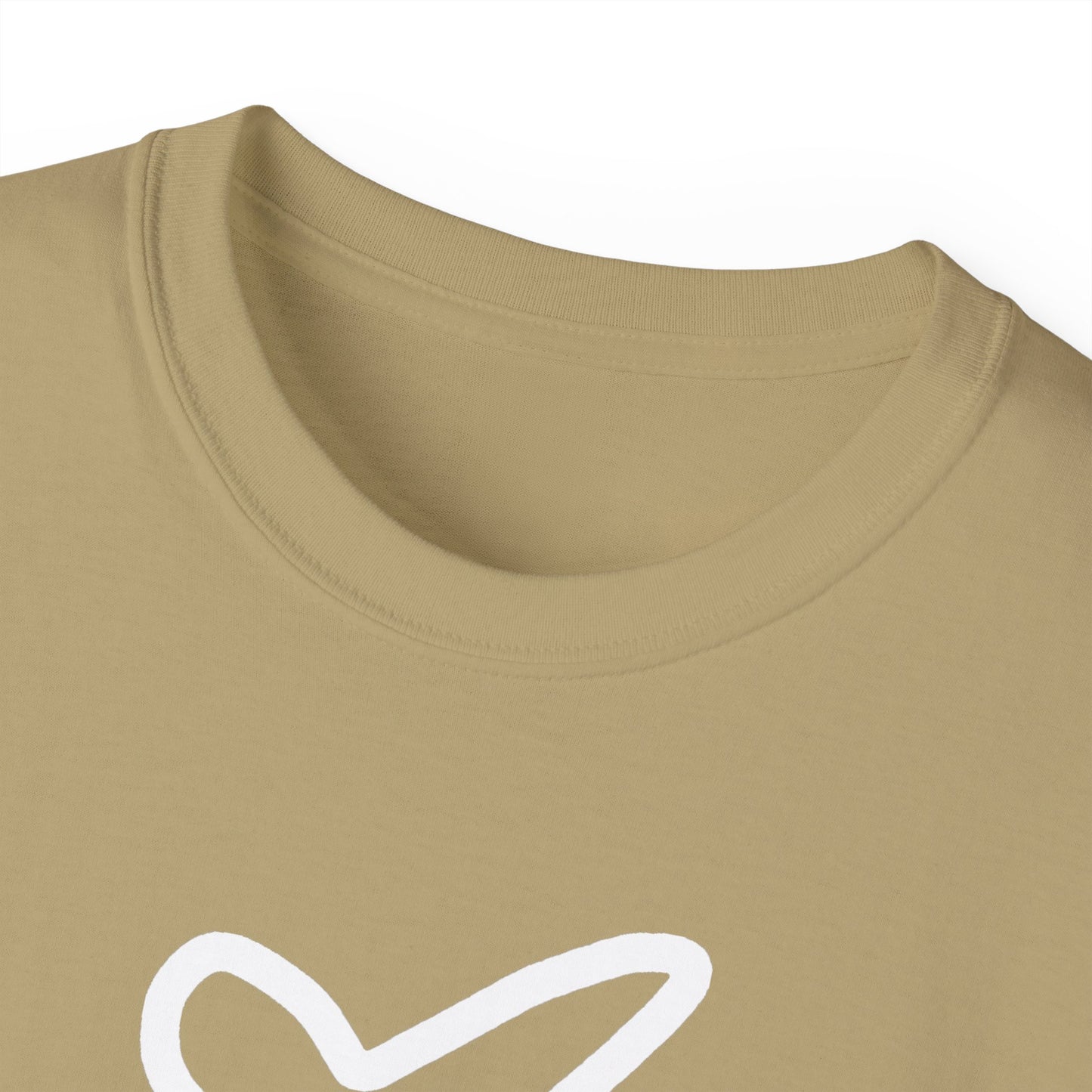 Heart Unisex Softstyle T-Shirt — 100% Ring-Spun Cotton