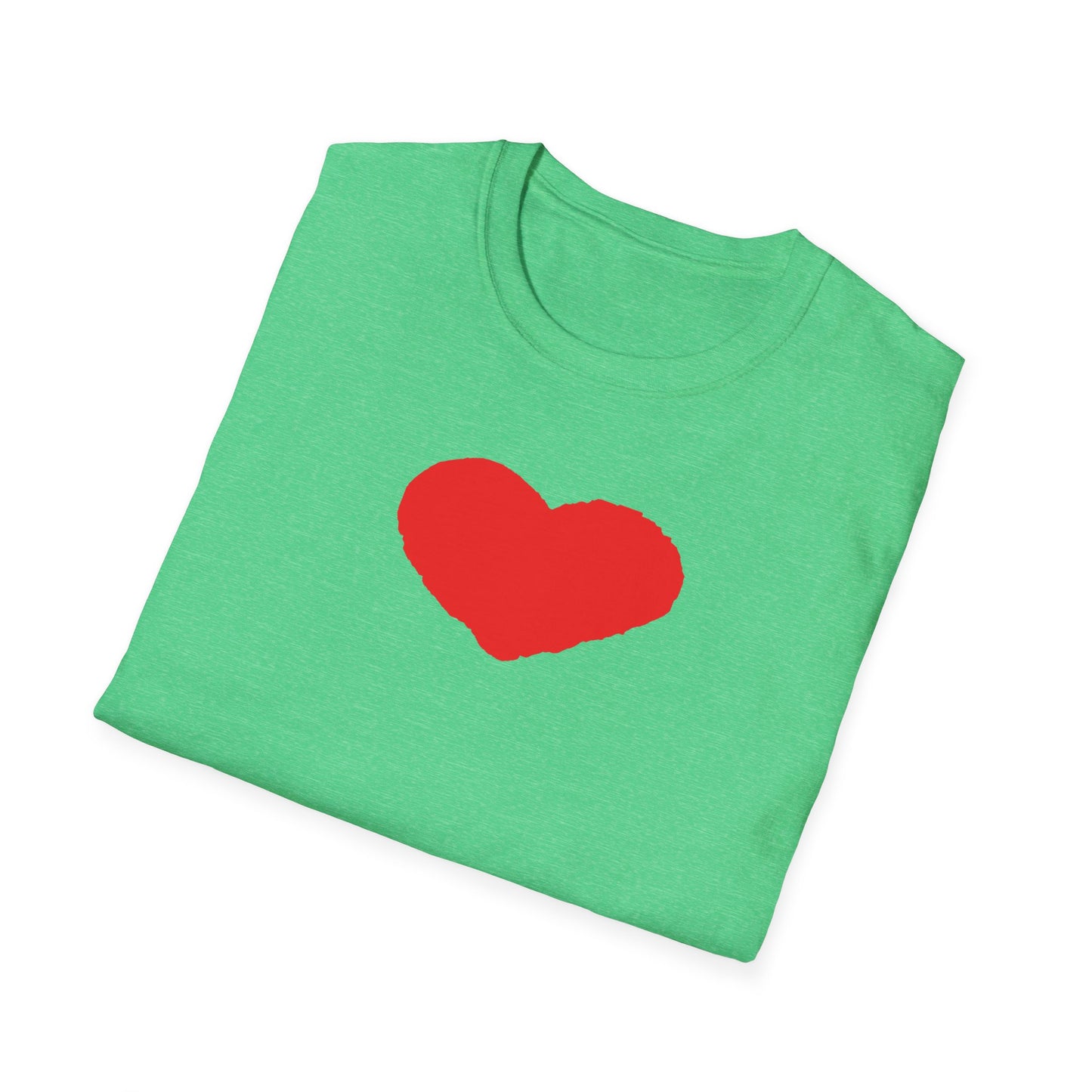 Heart Unisex Softstyle T-Shirt — 100% Ring-Spun Cotton