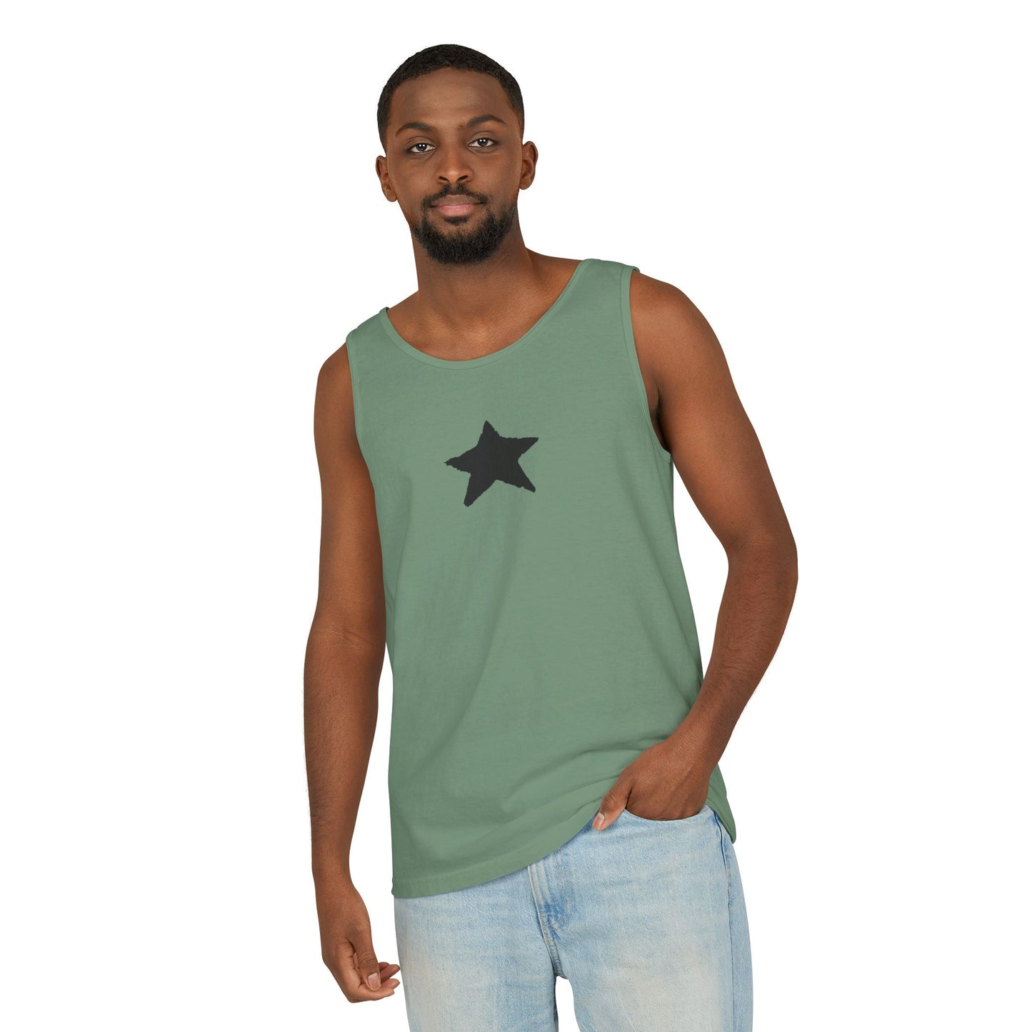 Star Unisex Garment-Dyed Tank Top