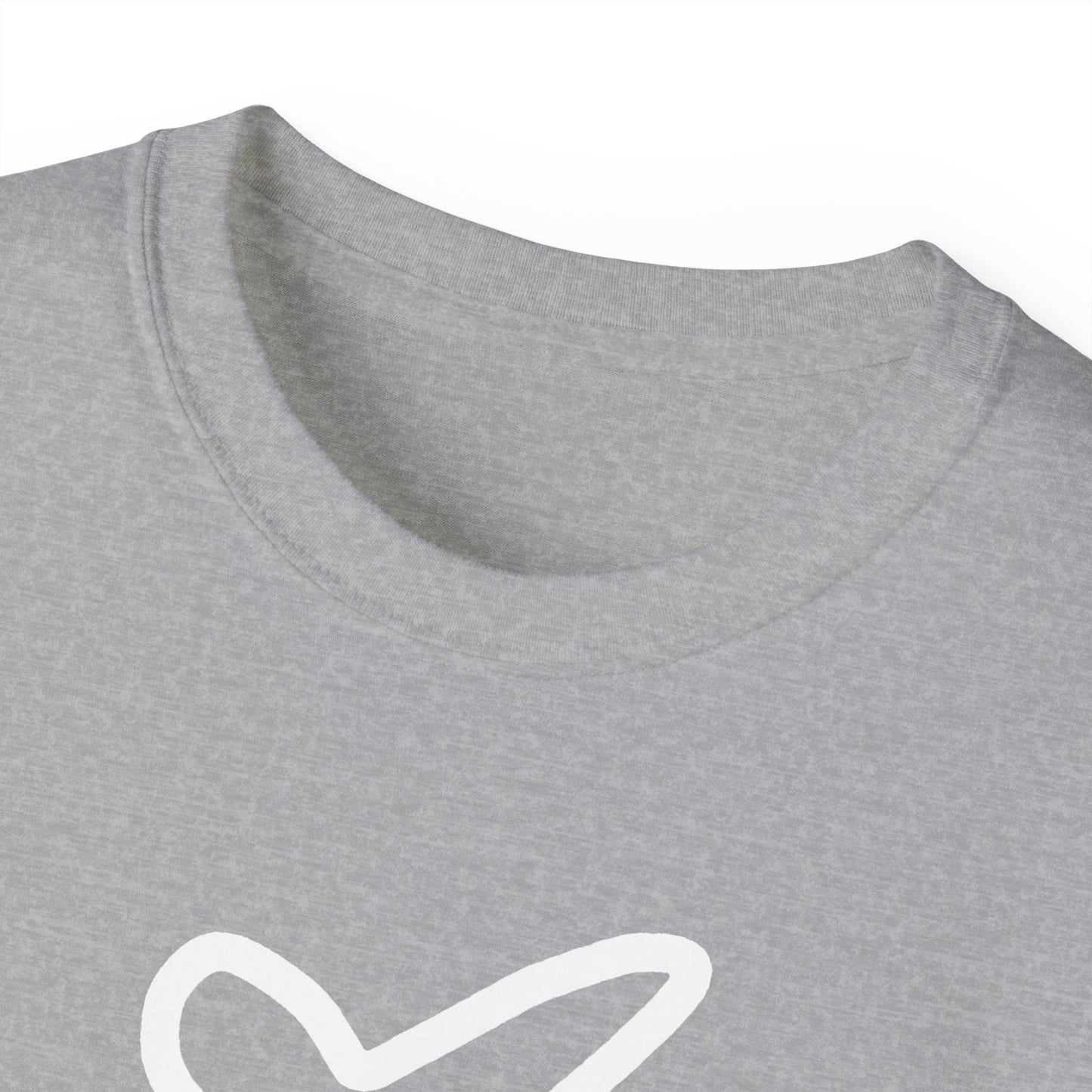 Heart Unisex Softstyle T-Shirt — 100% Ring-Spun Cotton