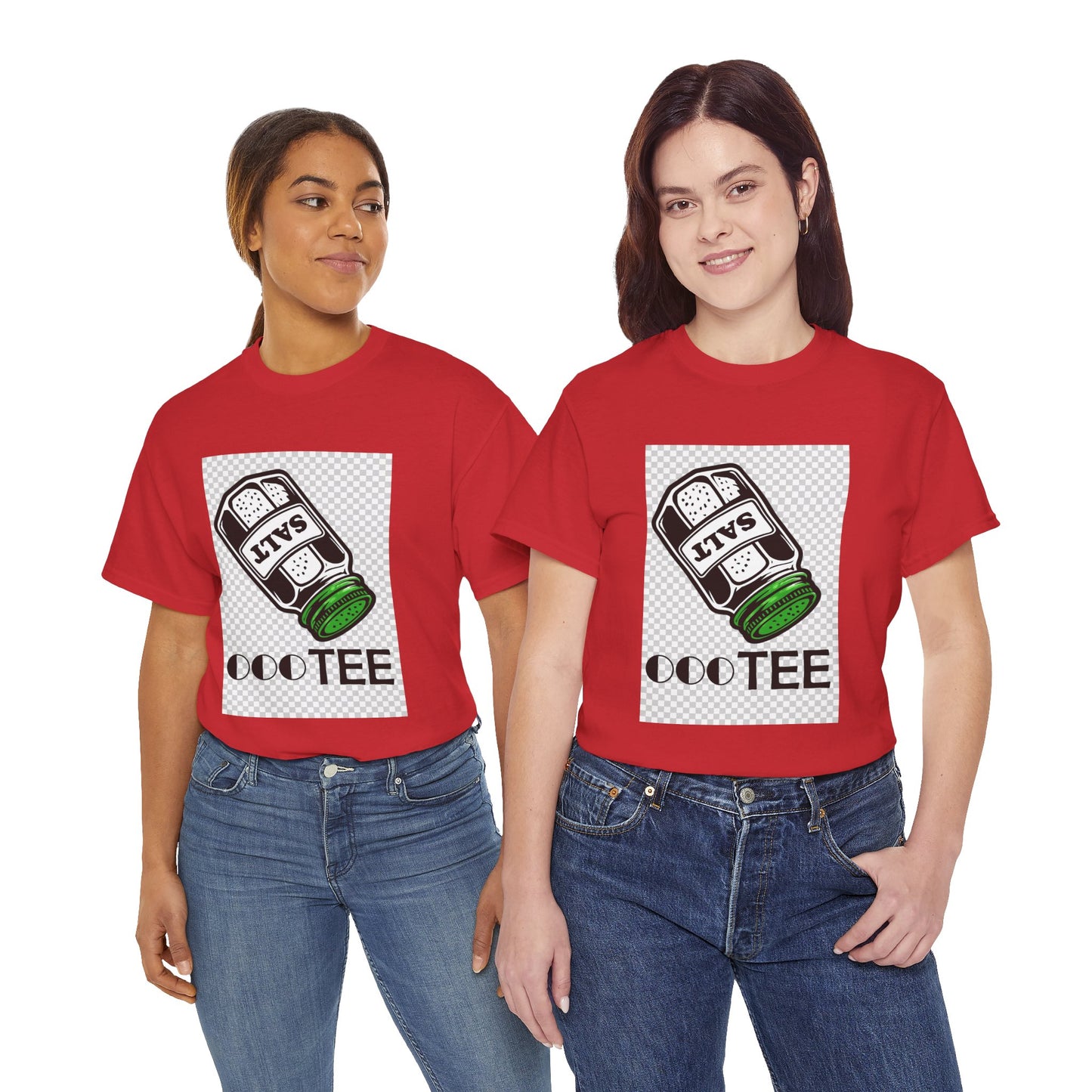Salt TEE Shirt — Unisex Heavy Cotton Tee, Smooth Print Surface