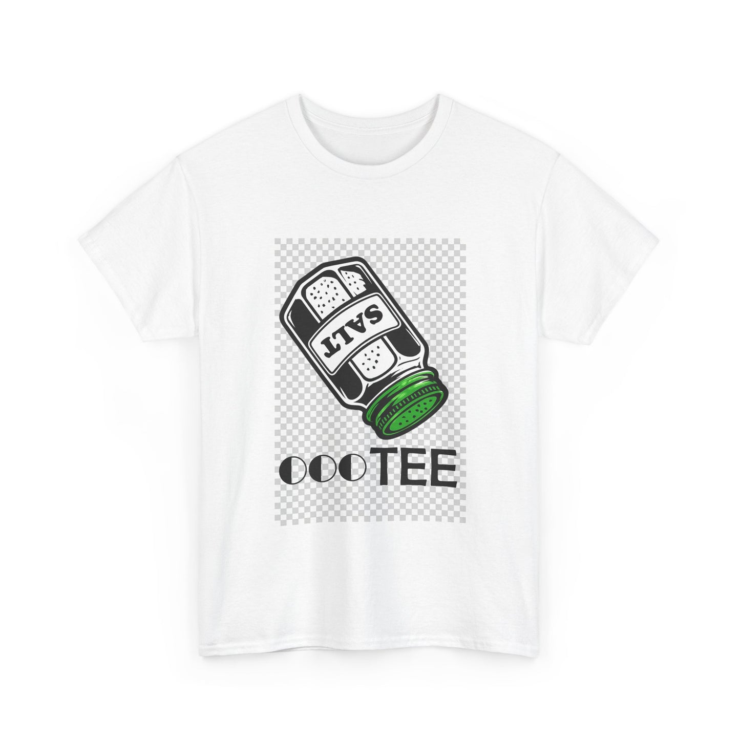 Salt TEE Shirt — Unisex Heavy Cotton Tee, Smooth Print Surface