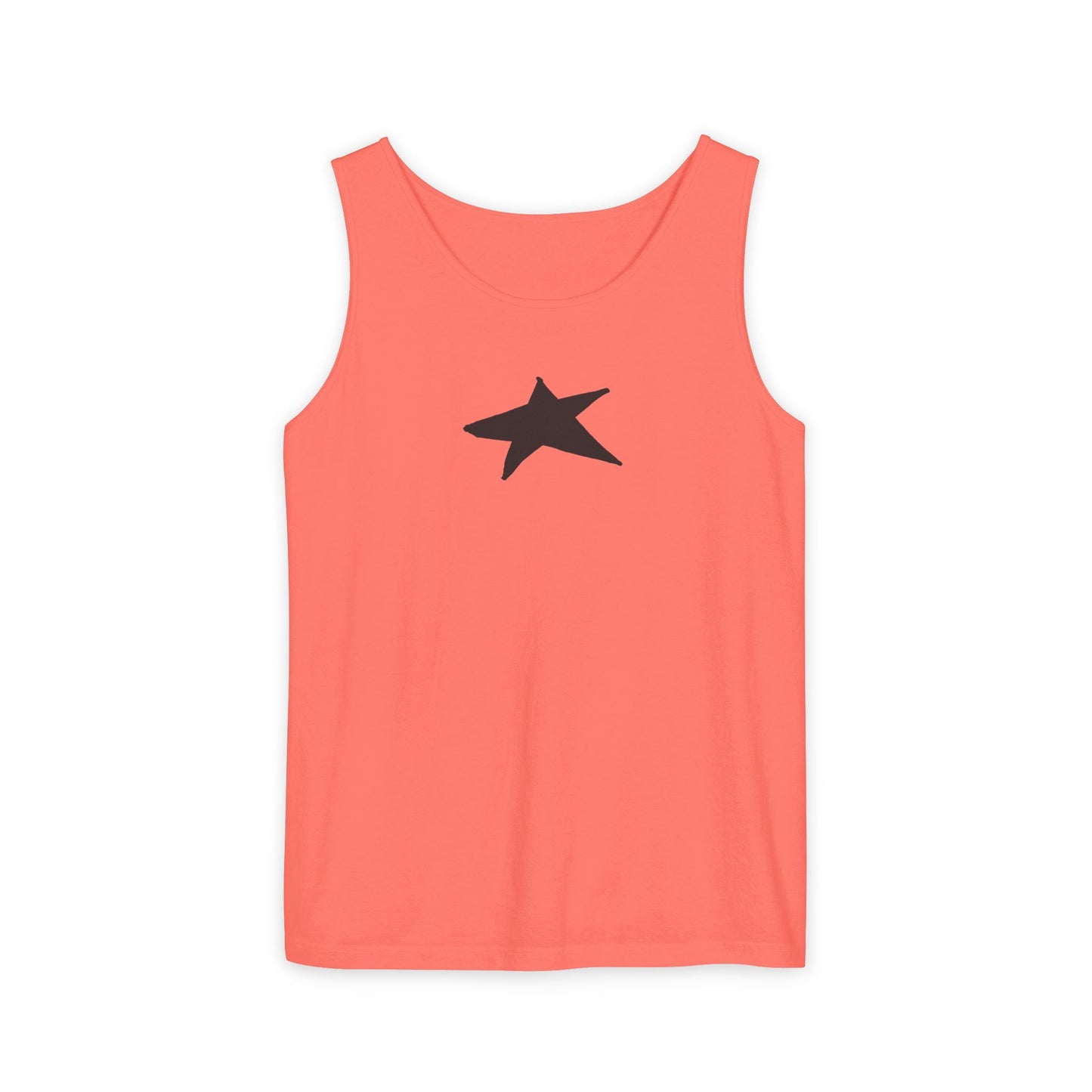 Unisex Star Garment-Dyed Tank Top — 100% Ring-Spun US Cotton
