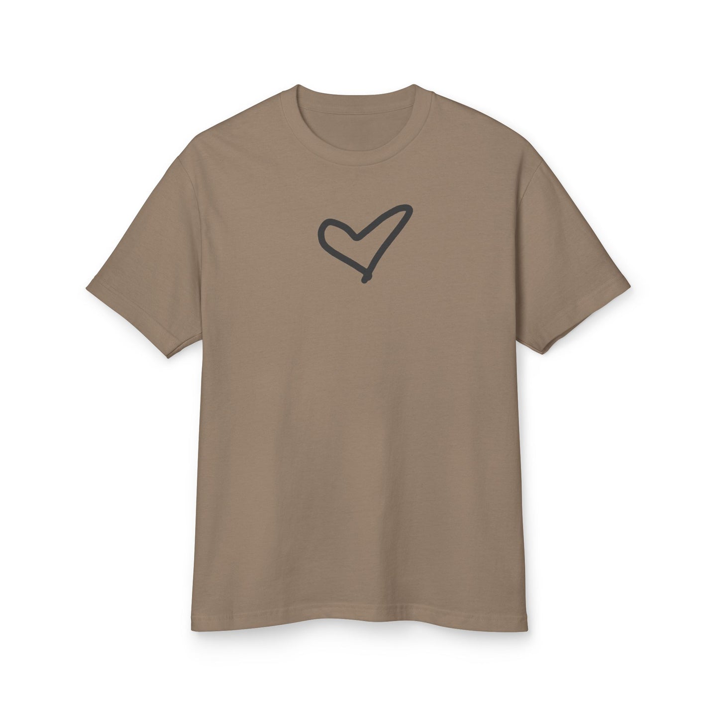 Unisex Heart Ultra Cotton Tee — Garment-Dyed Heavy Cotton