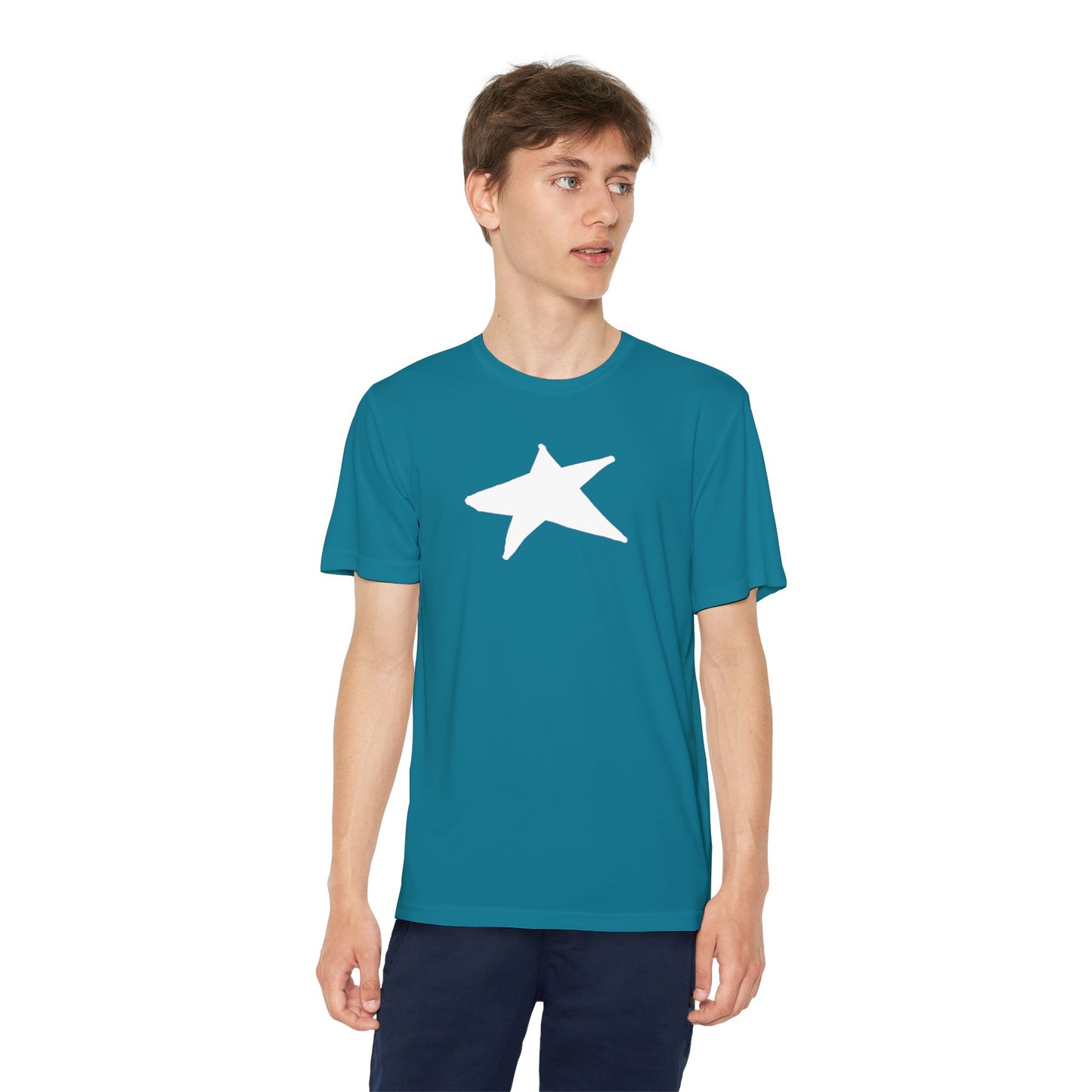 Star Youth Competitor Tee - Lightweight Athletic T-Shirt for Active Kids