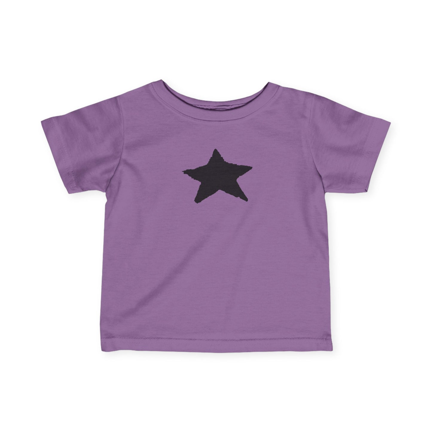 Cute Star Infant Fine Jersey Tee - Soft Cotton Baby T-Shirt