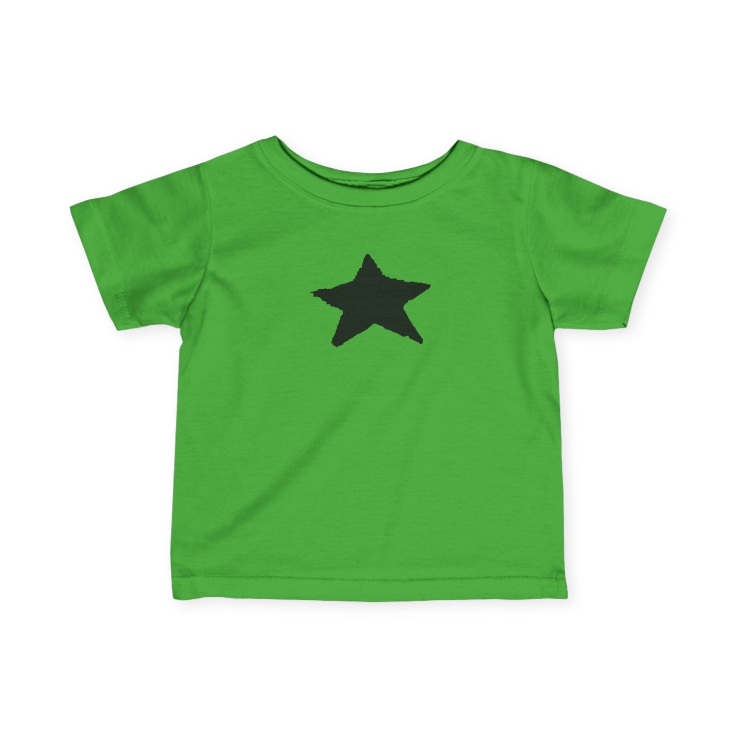 Cute Star Infant Fine Jersey Tee - Soft Cotton Baby T-Shirt