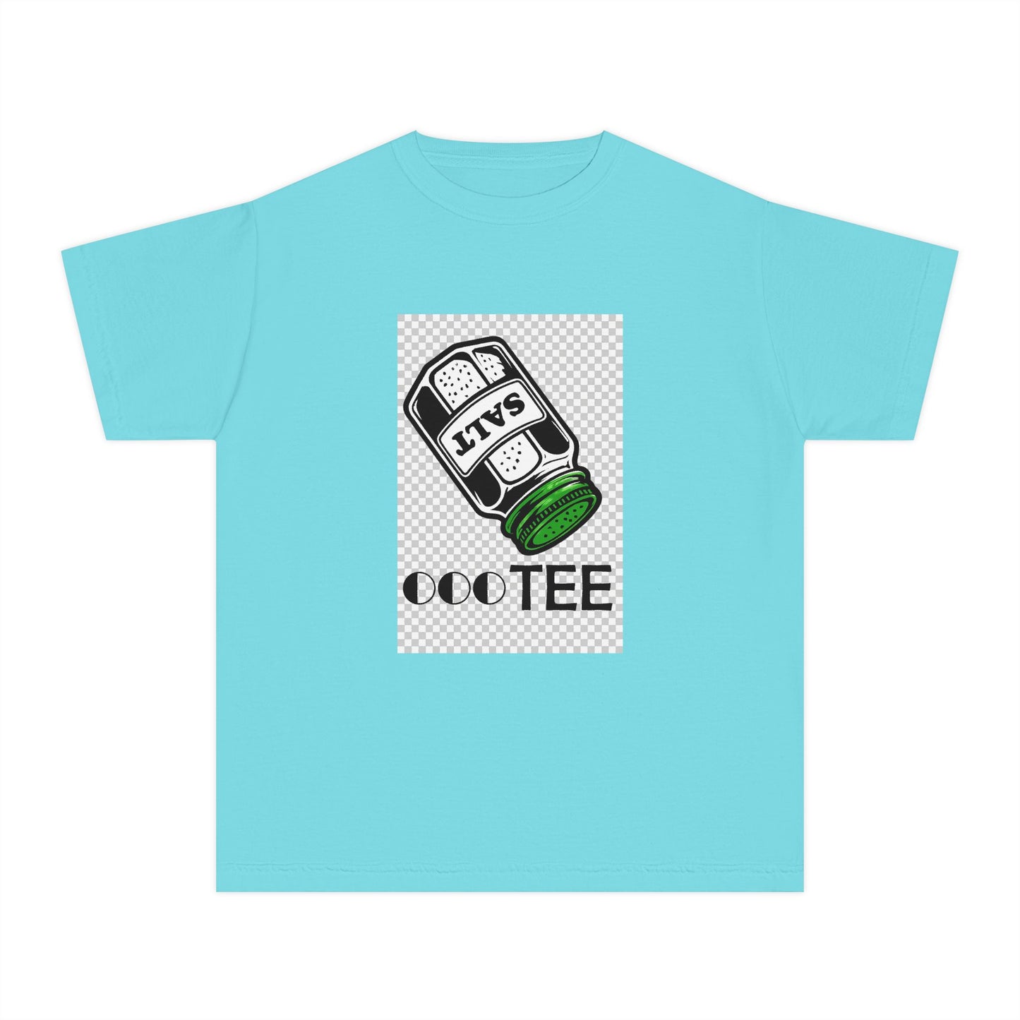 Salty Tee — Kids Garment-Dyed Coastal Tee (100% Combed Cotton)