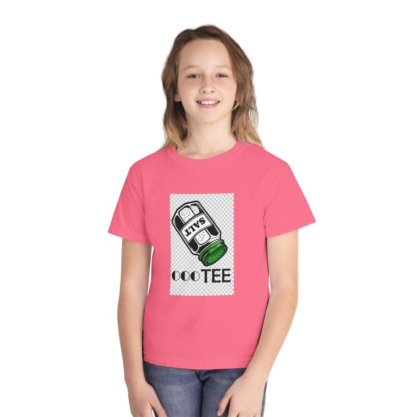 Salty Tee — Kids Garment-Dyed Coastal Tee (100% Combed Cotton)