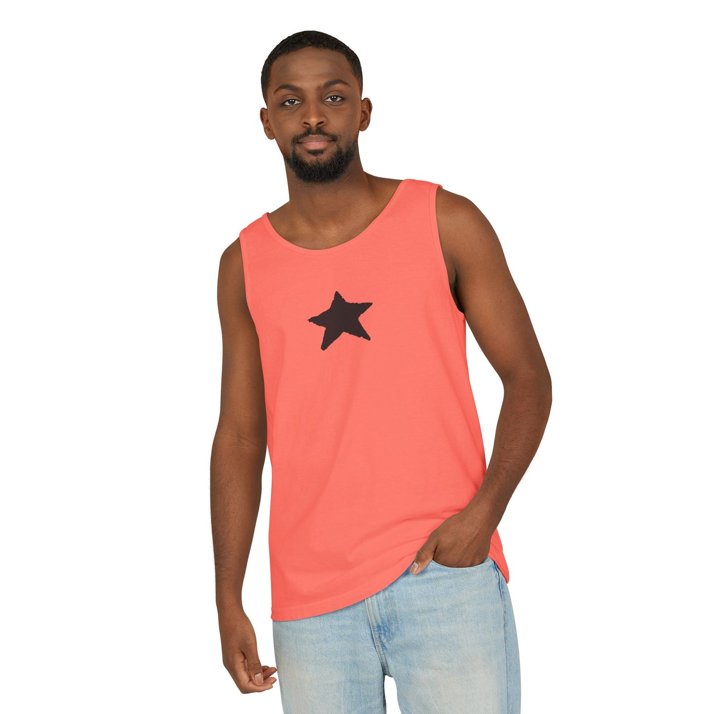 Star Unisex Garment-Dyed Tank Top
