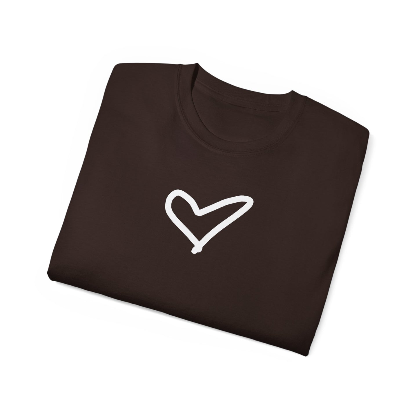 Heart Unisex Softstyle T-Shirt — 100% Ring-Spun Cotton