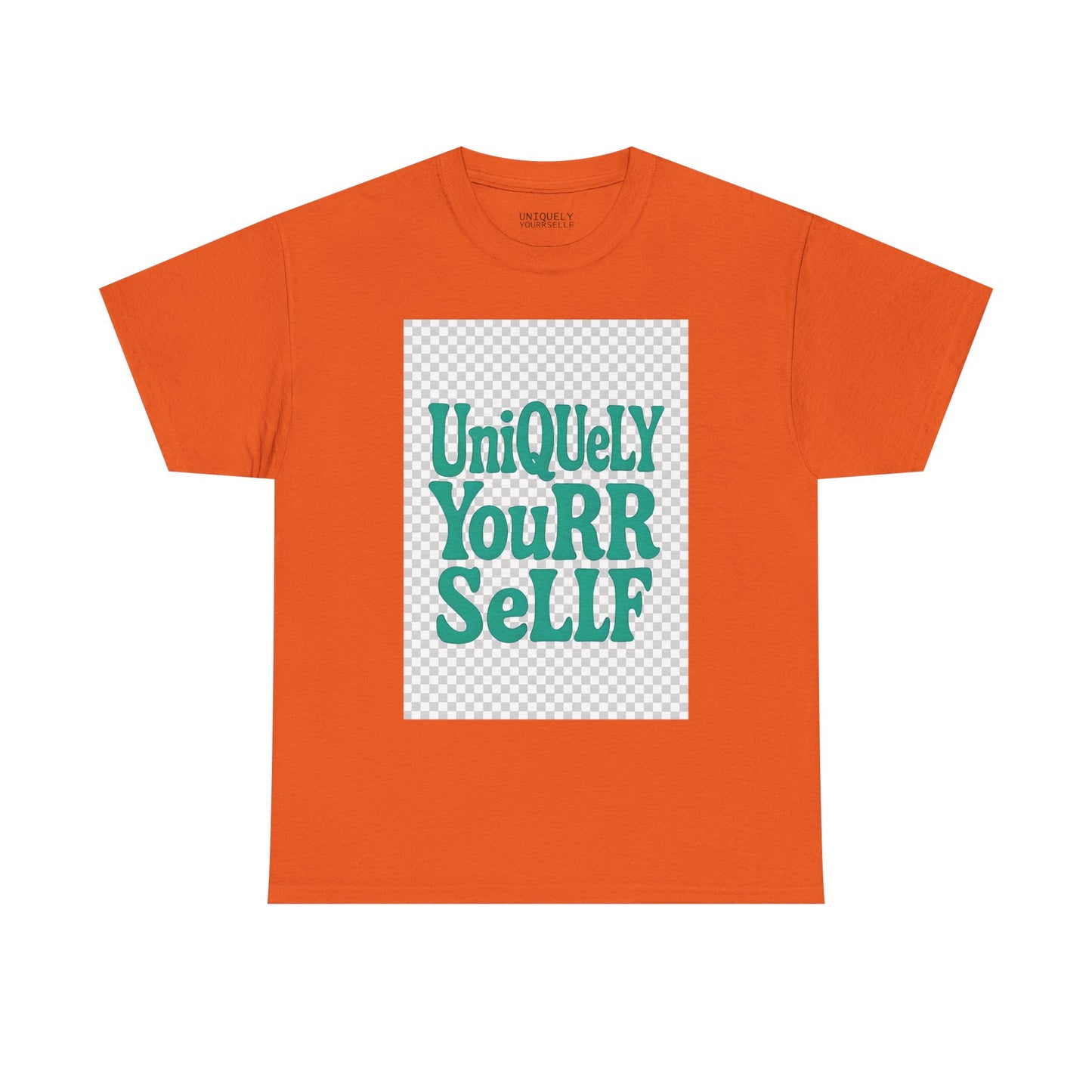 Uniquely Yourrsellf Unisex Heavy Cotton Tee – Empowerment Graphic Shirt, Everyday Comfort | UNIQUELY YOURRSELLF