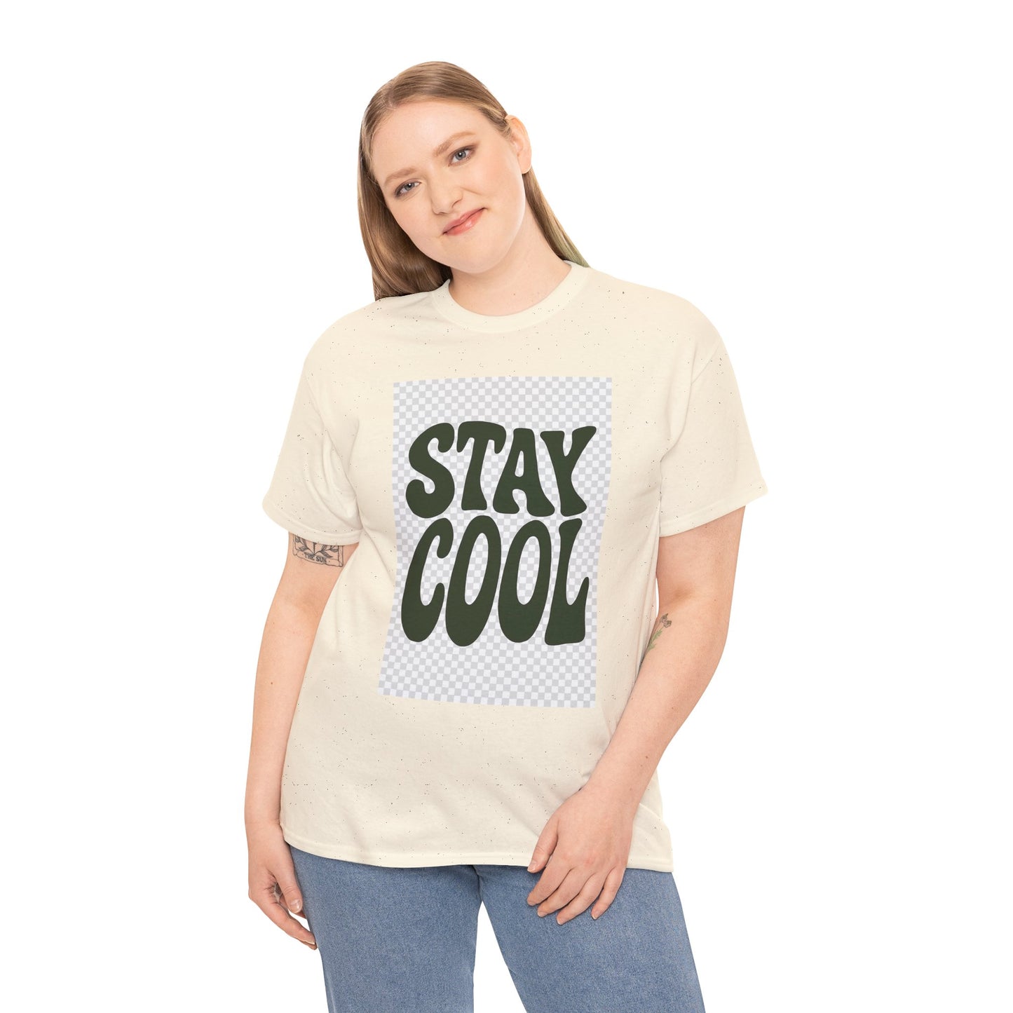 Stay Cool Unisex Tee — Heavy Cotton Graphic Shirt | HERARTSSSS