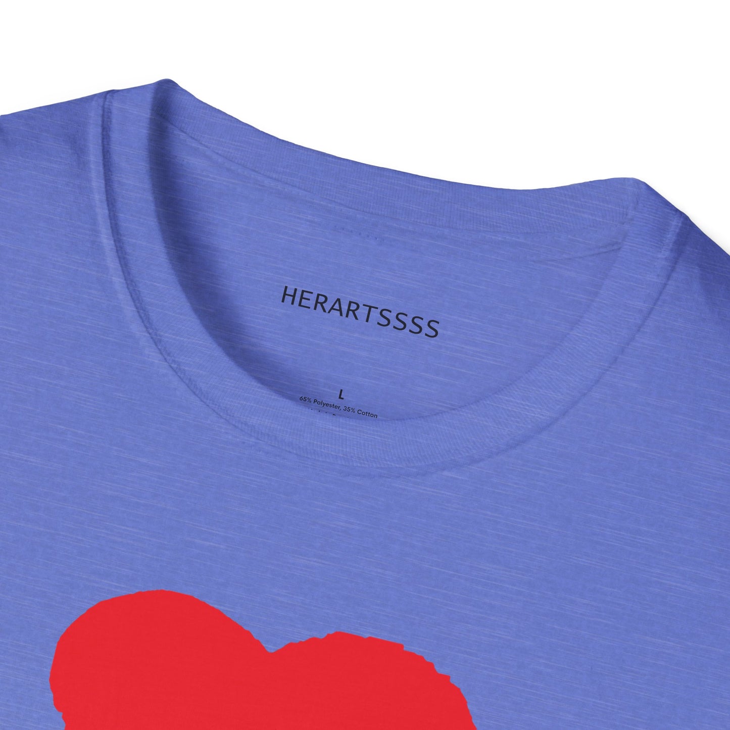 Heart Unisex Softstyle T-Shirt — 100% Ring-Spun Cotton | HERARTSSSS
