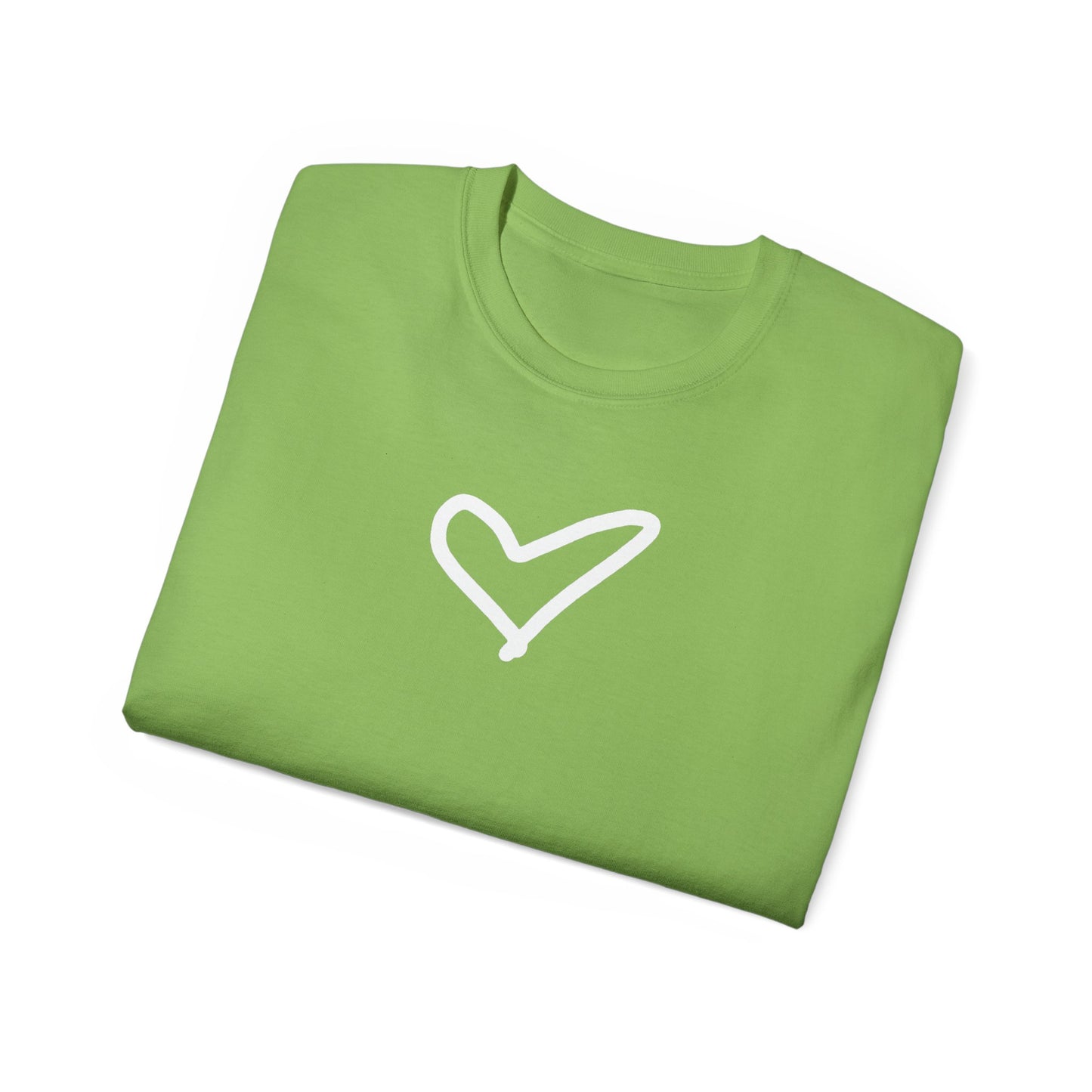 Heart Unisex Softstyle T-Shirt — 100% Ring-Spun Cotton
